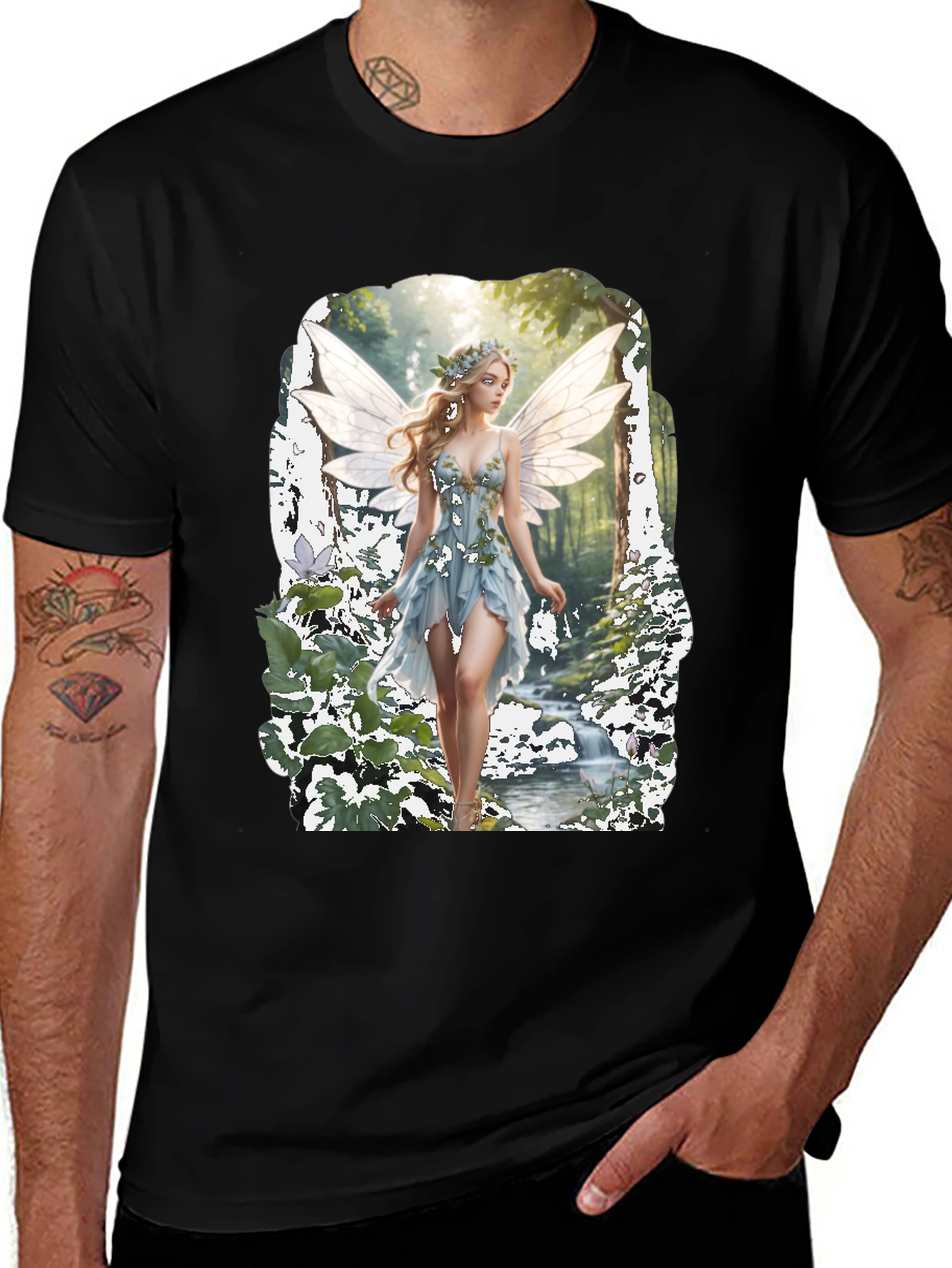 Variant 12 of Fairy Forest T-Shirt - Magical Design
