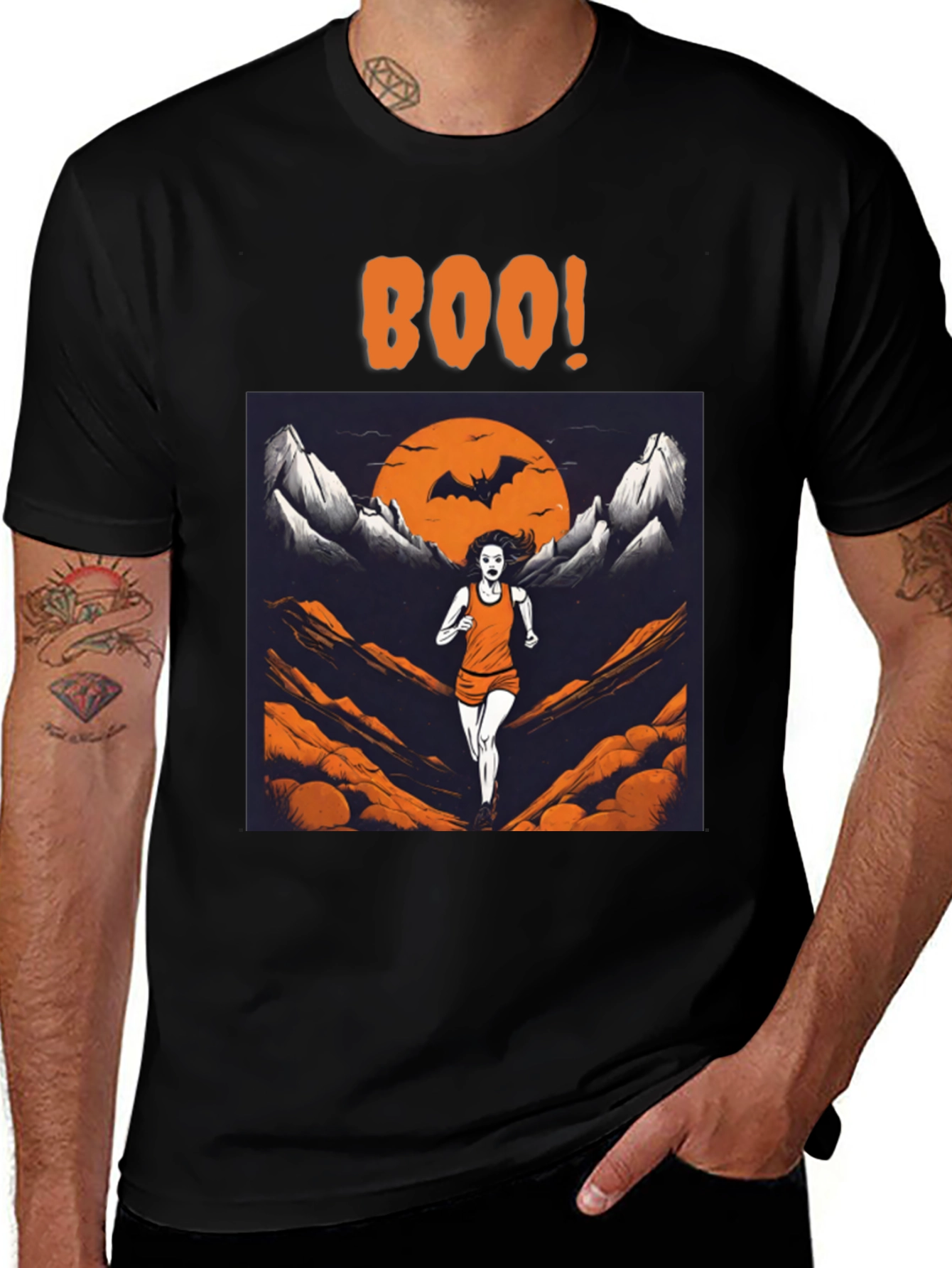 Halloween Boo! Running T-Shirt