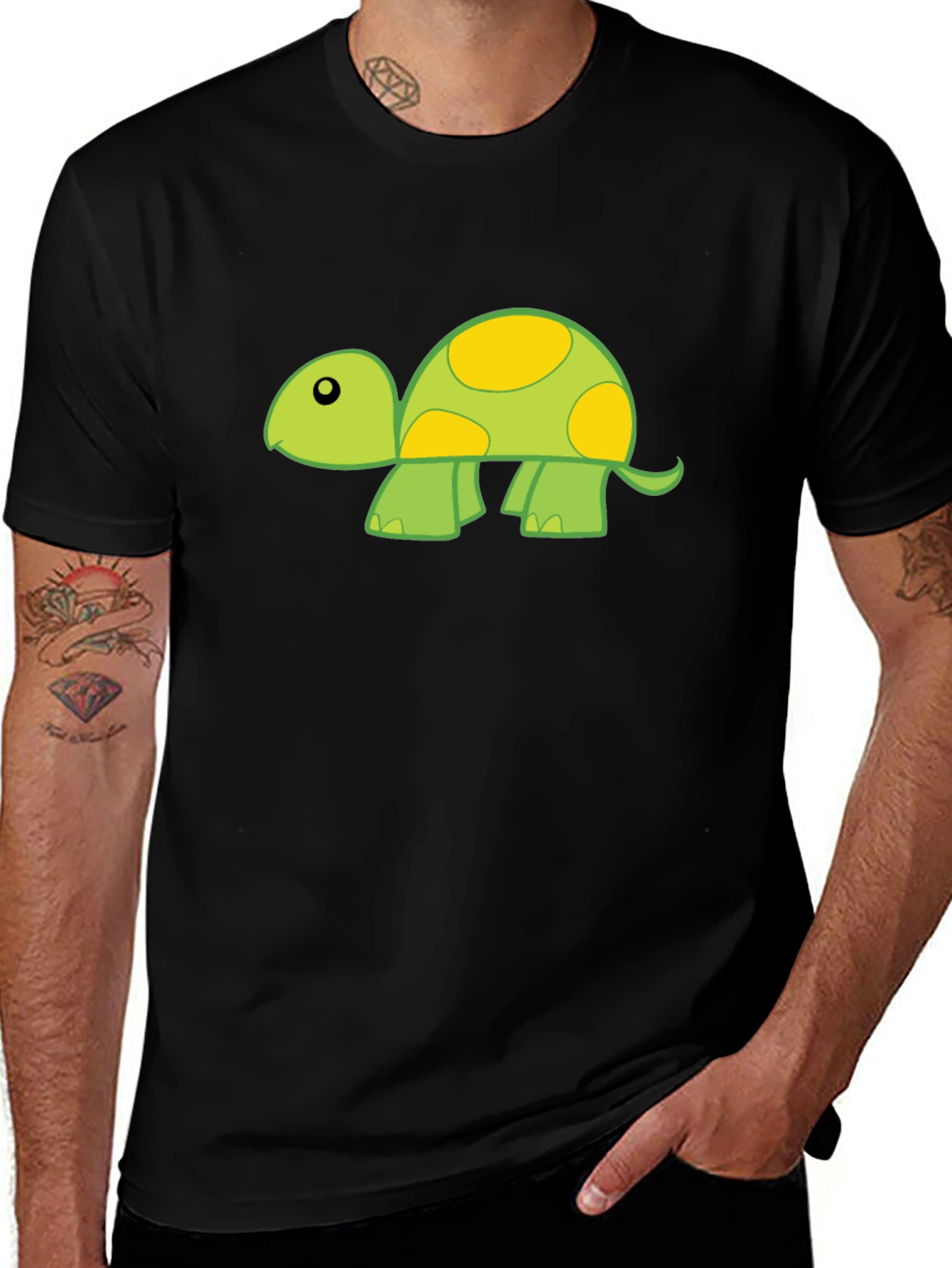 Variant 3 of Cute Turtle Graphic T-Shirt