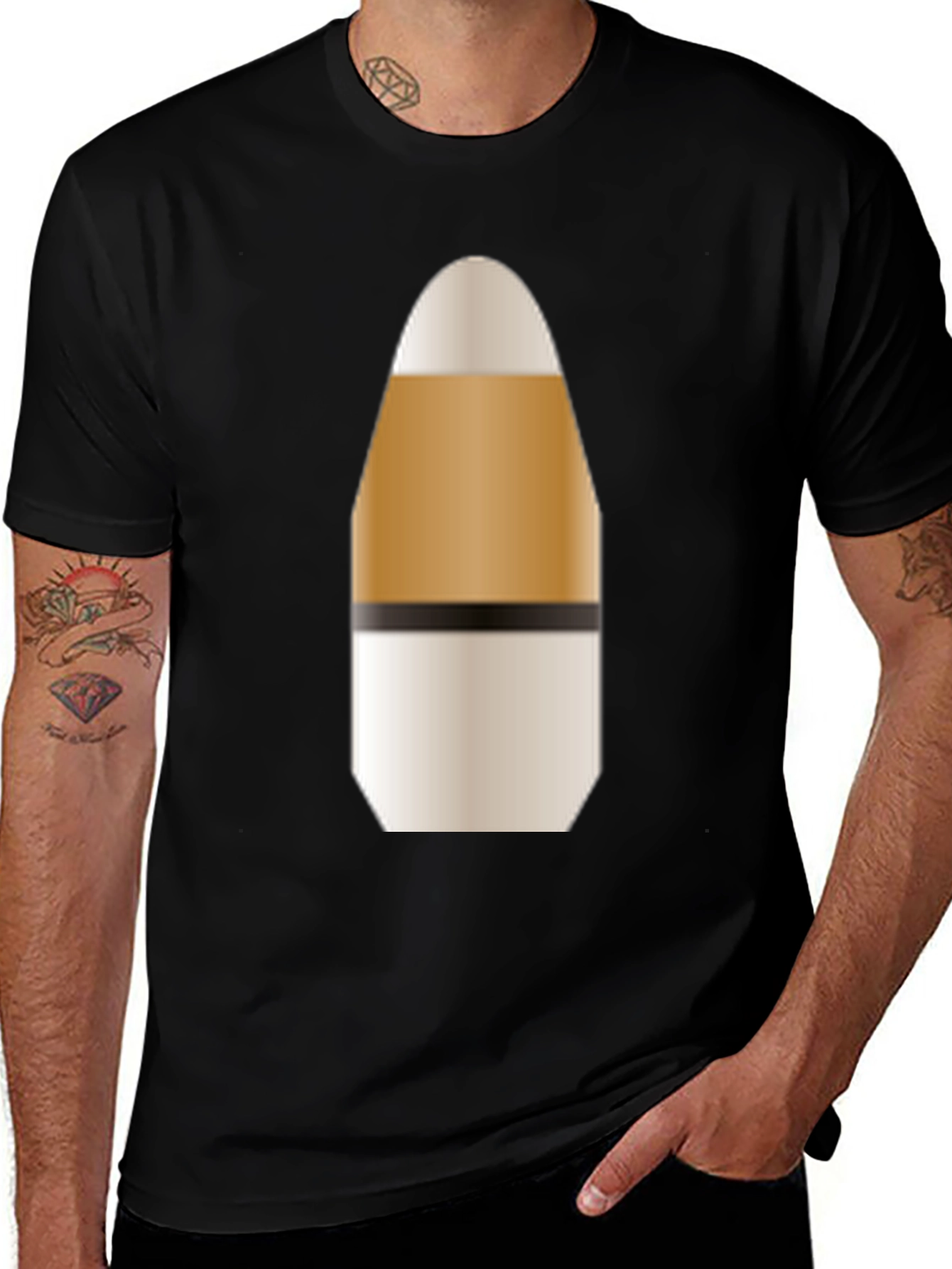 Variant 26 of Candy Corn Graphic Tee - Halloween Fun