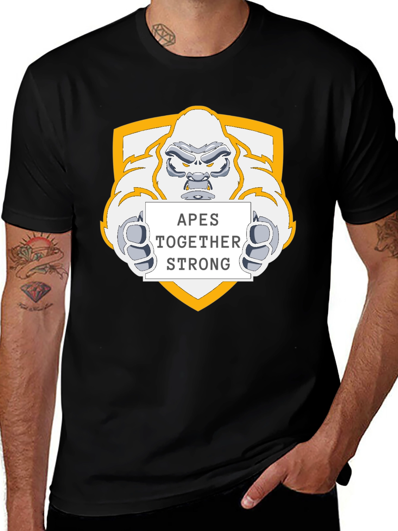 Variant 18 of Apes Together Strong Graphic Tee