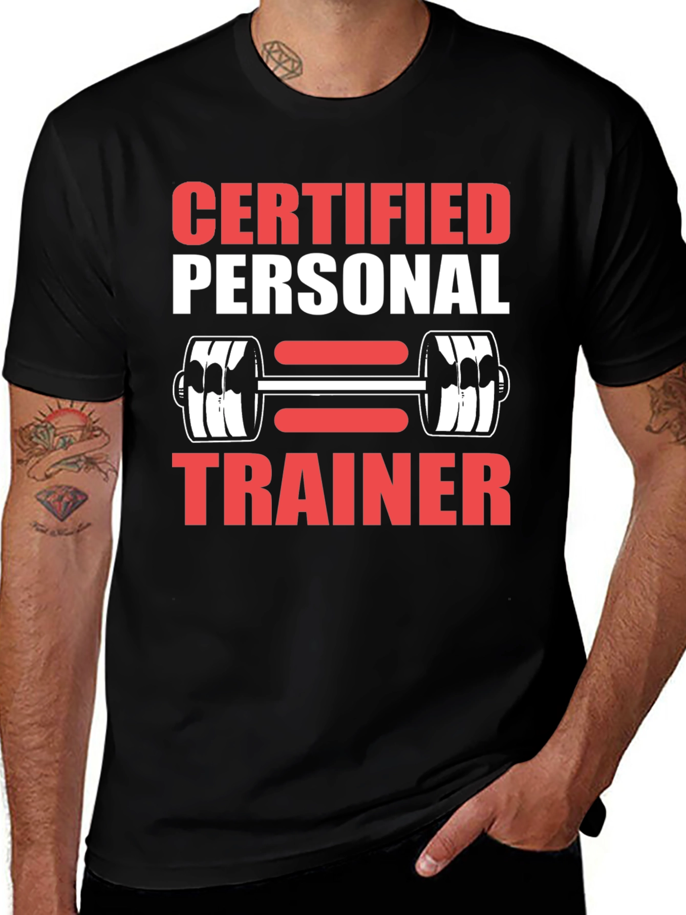 Variant 3 of Certified Personal Trainer Graphic Tee