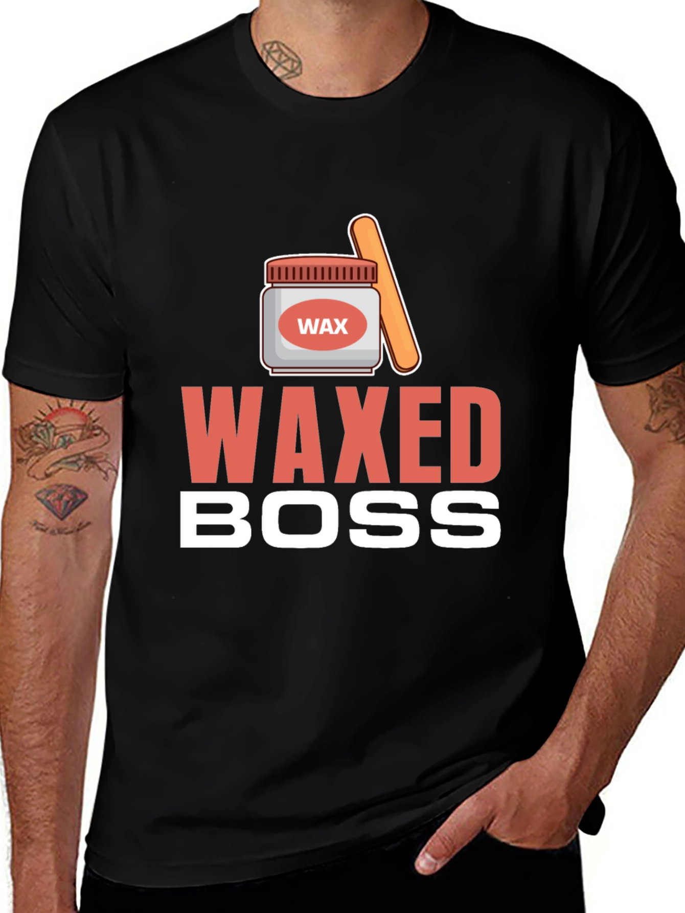 Variant 20 of Waxed Boss Graphic Tee - Unisex