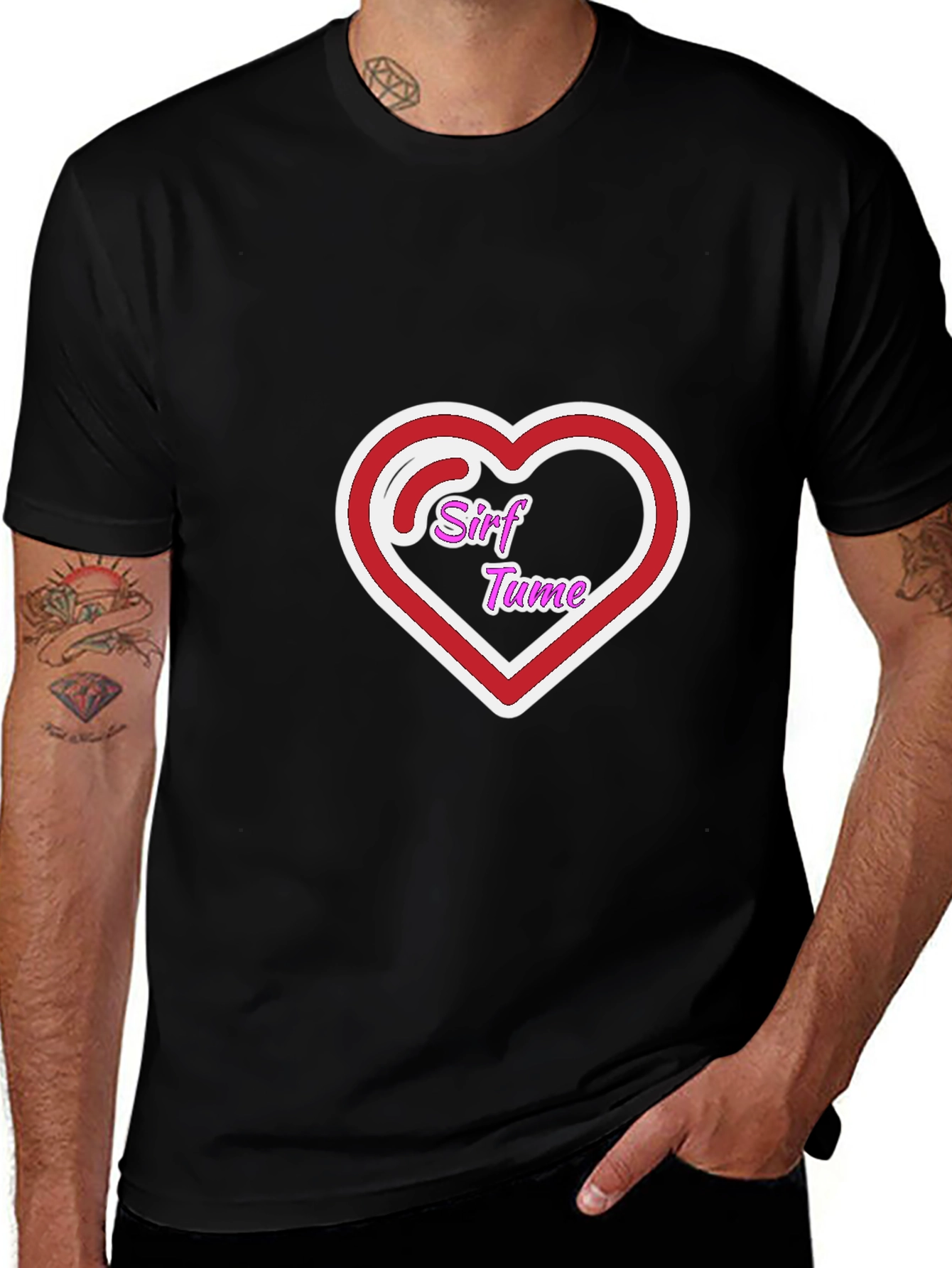 Variant 18 of Sirf Tume Heart Graphic T-Shirt