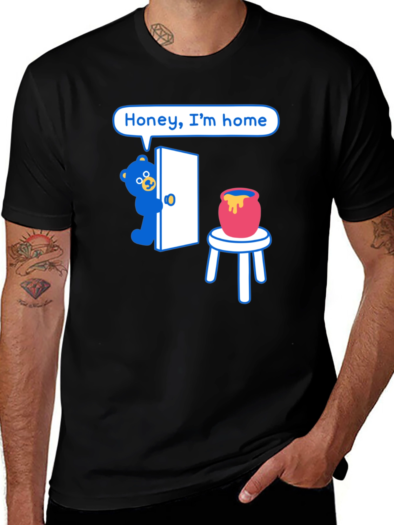 Variant 22 of Honey I'm Home Graphic T-Shirt
