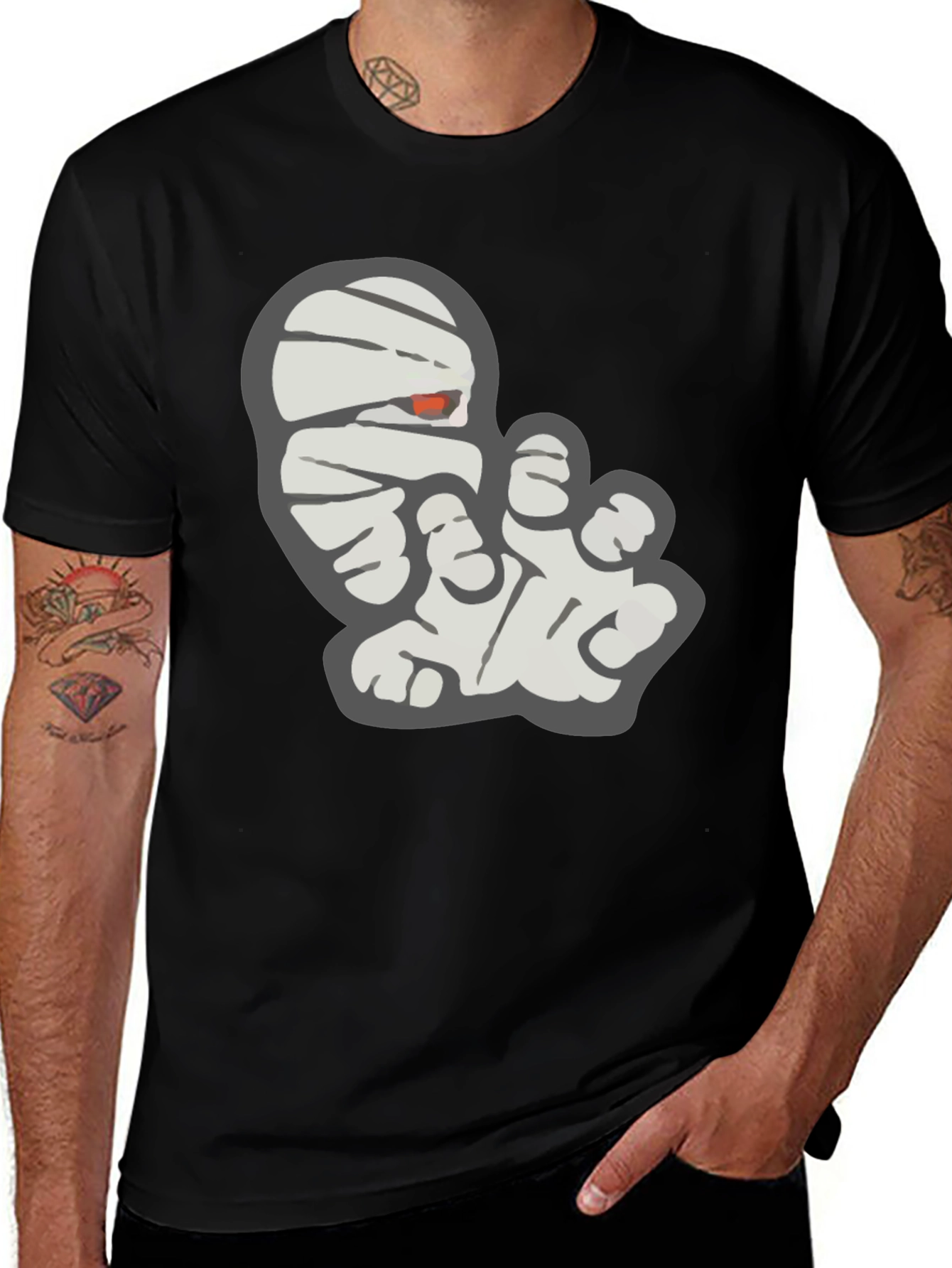 Variant 22 of Mummy Graphic Tee - Halloween Novelty Shirt