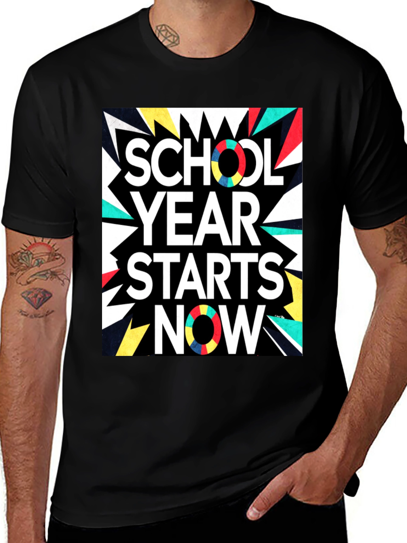 Variant 7 of School Year Starts Now Graphic Tee