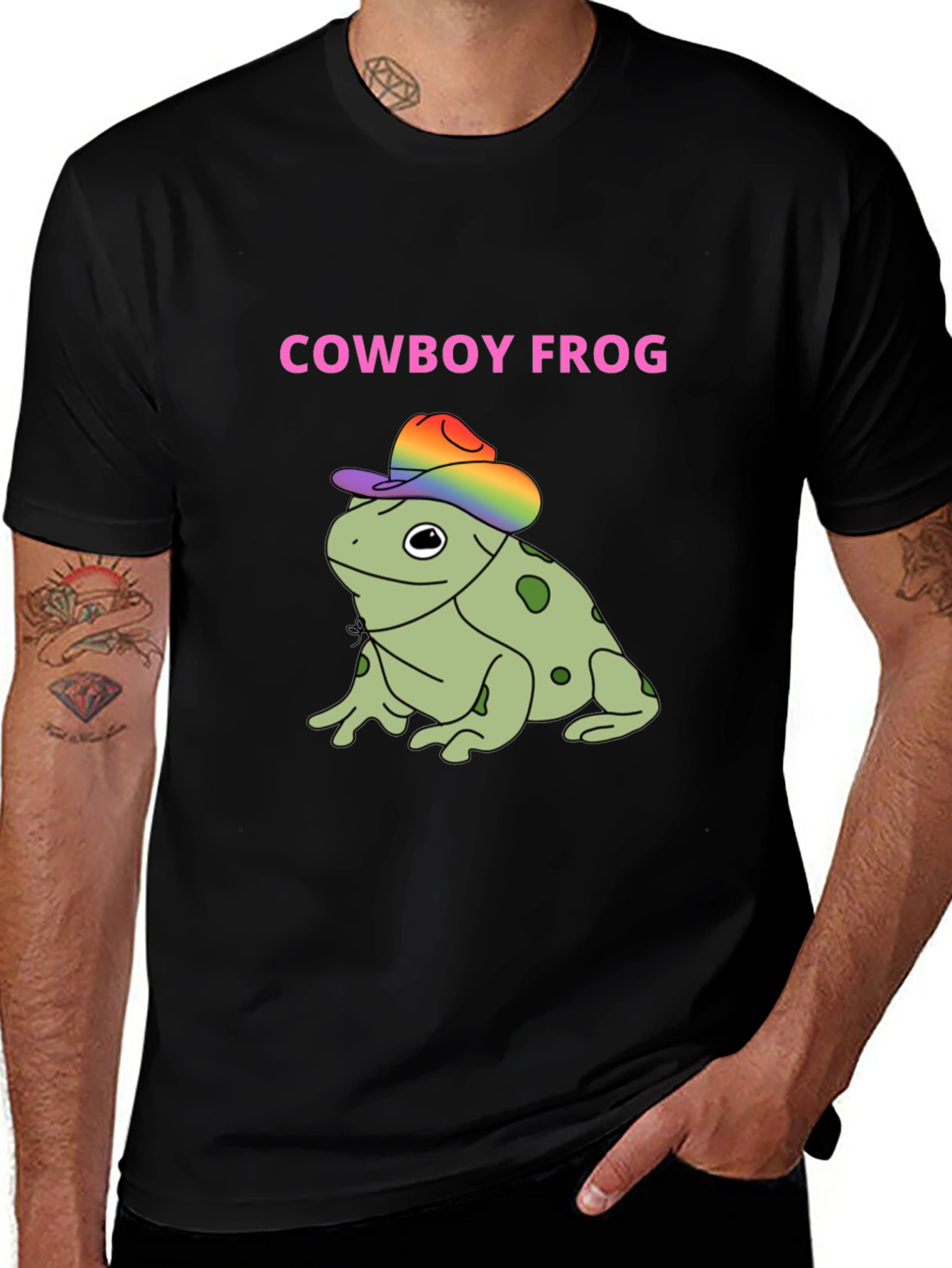 Cowboy Frog T-Shirt - Western Style Tee