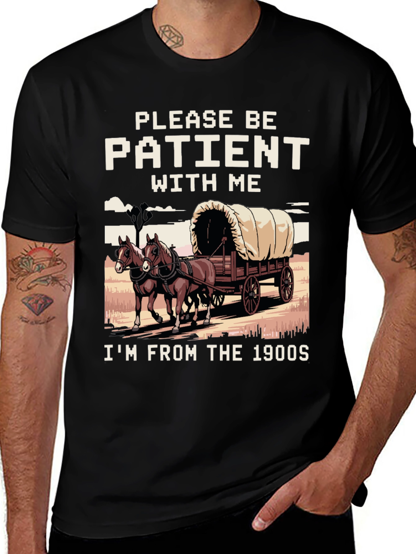 Variant 29 of Patient with Me T-Shirt - 1900s Style
