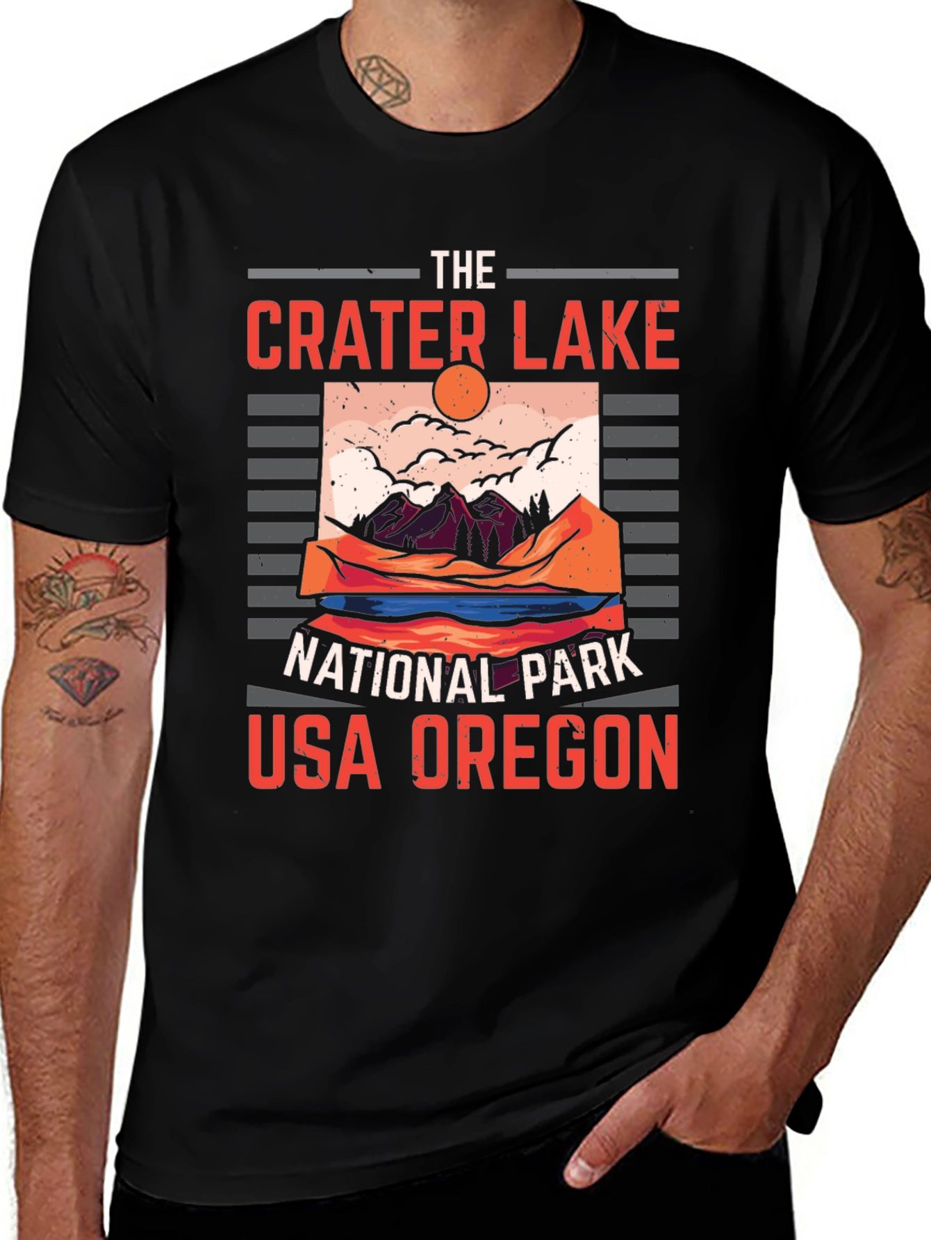 Crater Lake National Park T-Shirt USA Oregon Tee