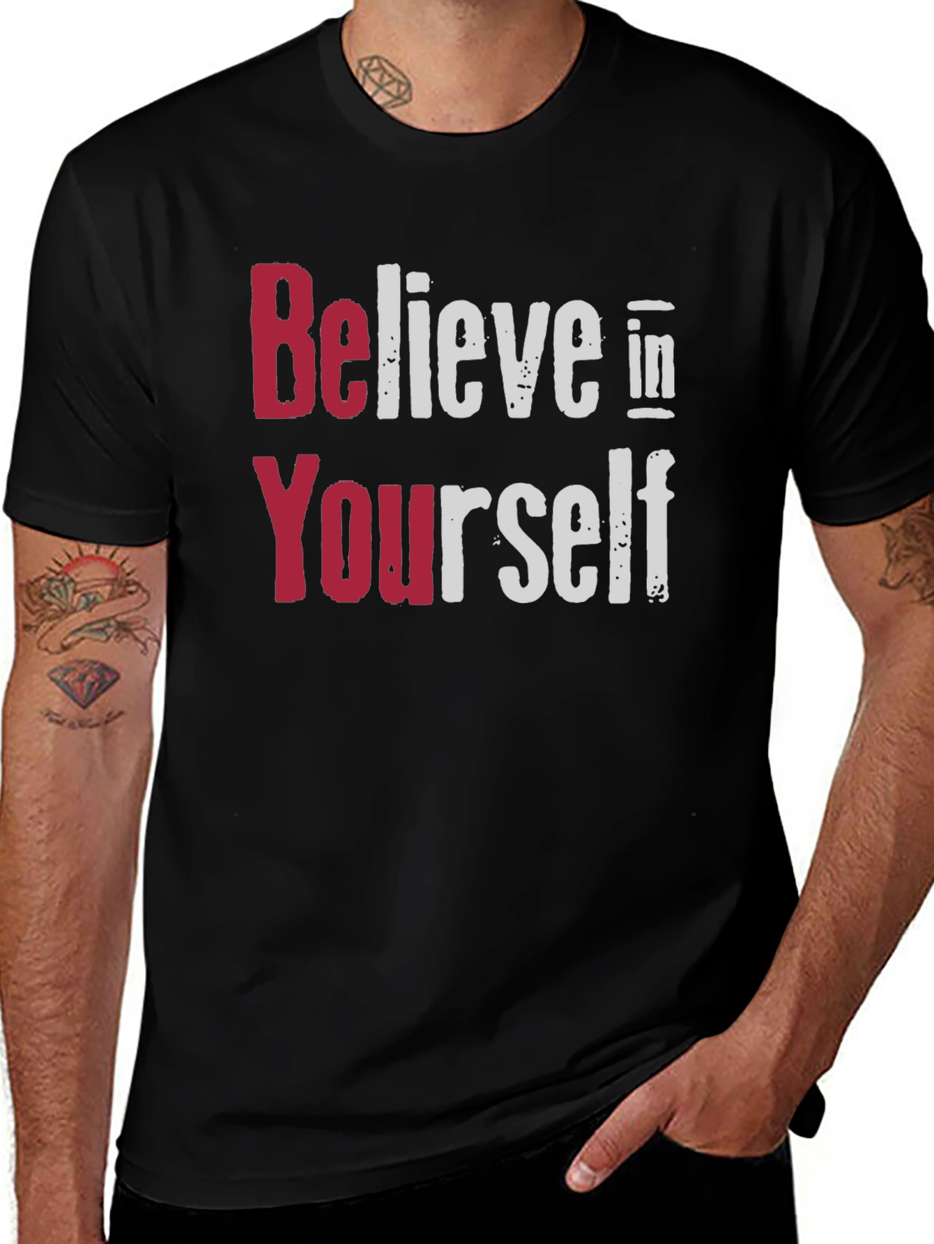 Variant 4 of Believe in Yourself Graphic T-Shirt