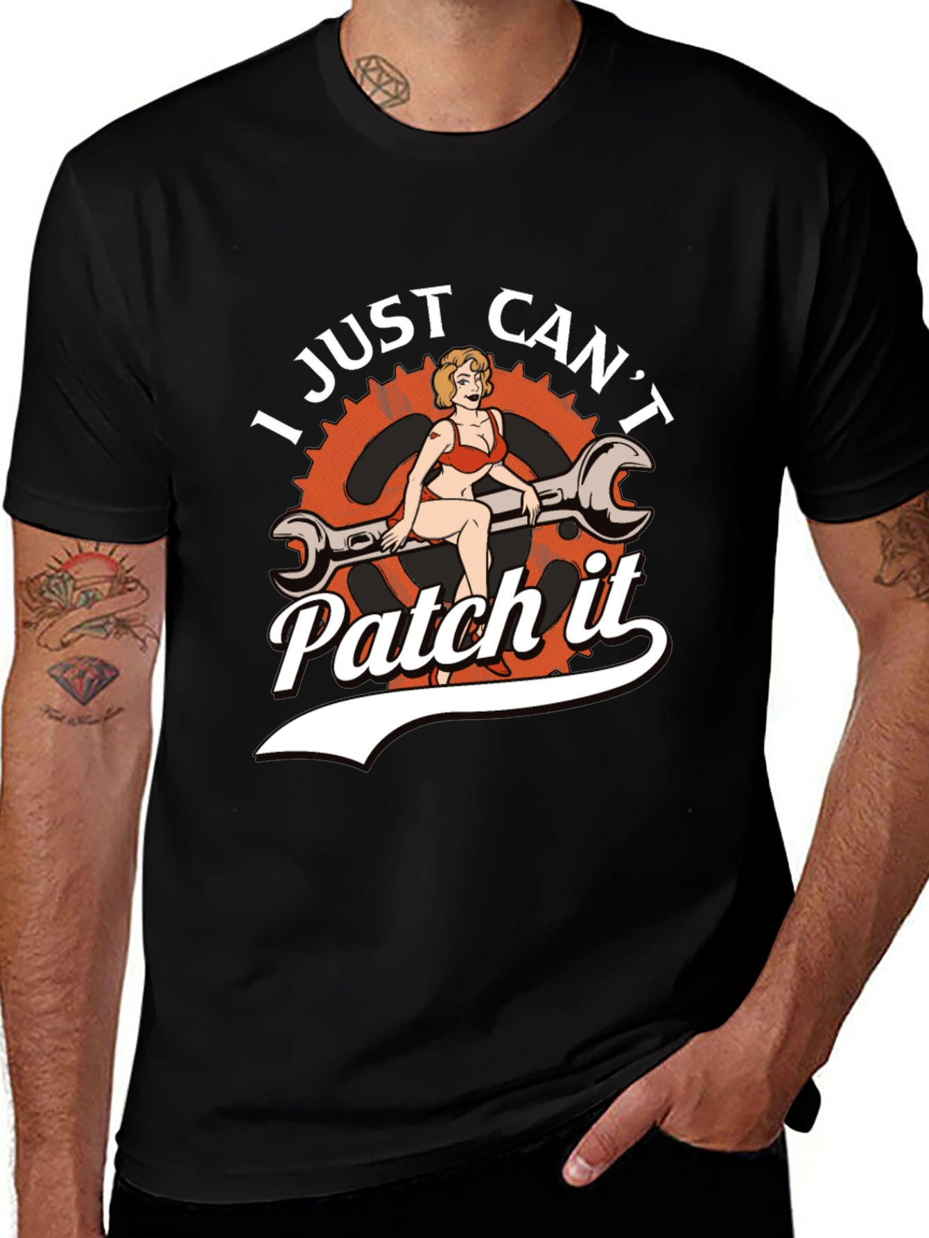 Variant 28 of I Just Can't Patch It Graphic Tee