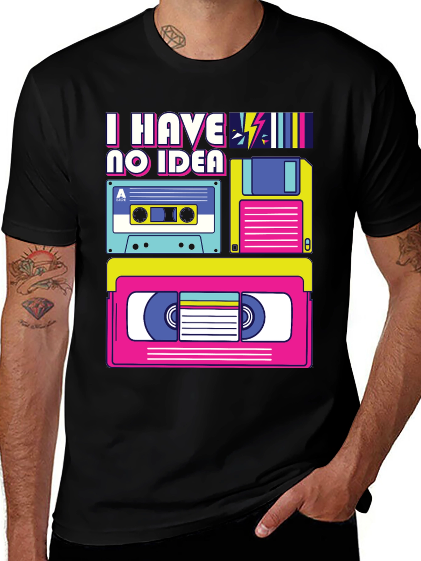 Variant 24 of I Have No Idea Retro T-Shirt