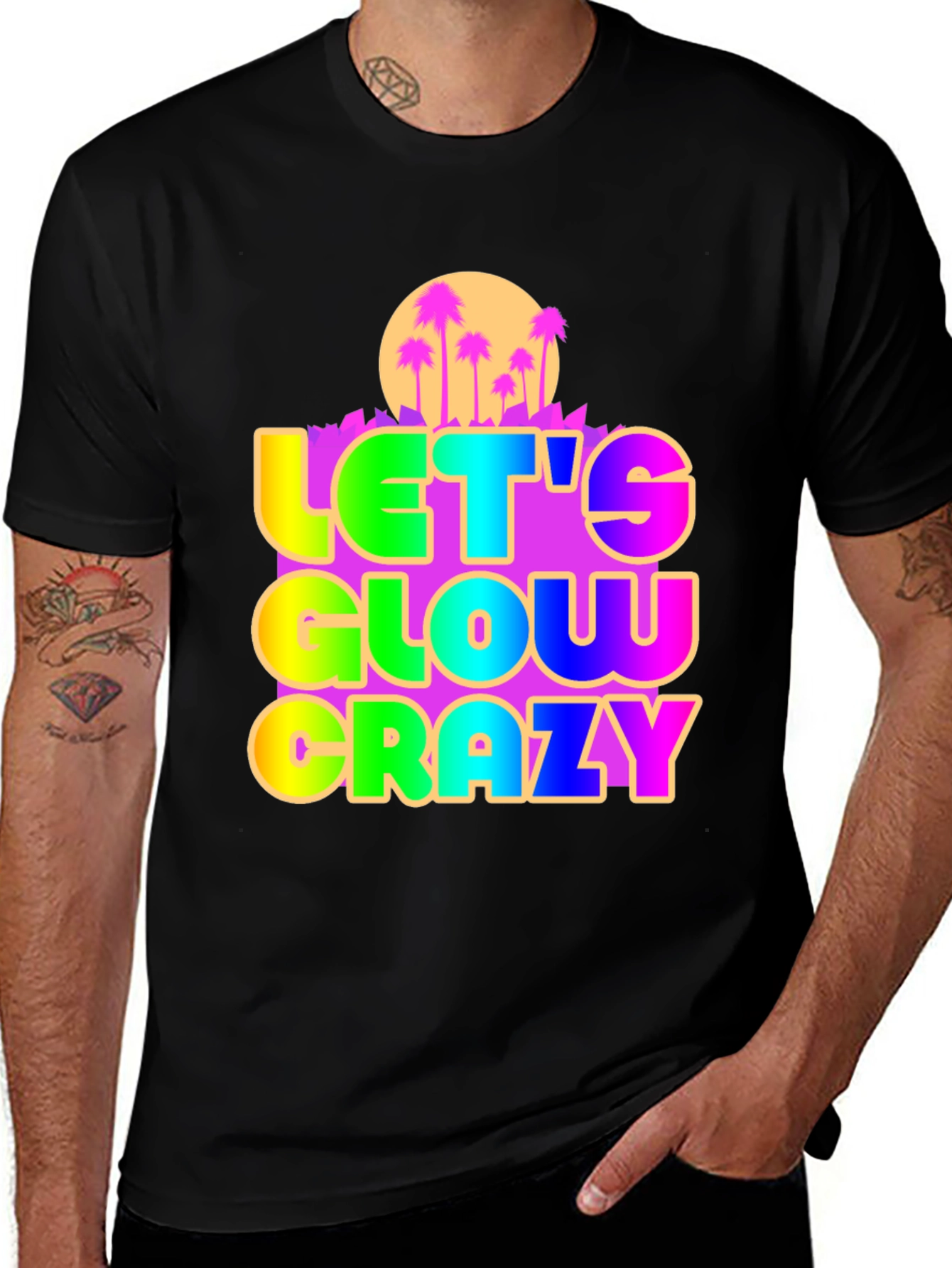 Let's Glow Crazy Graphic Tee