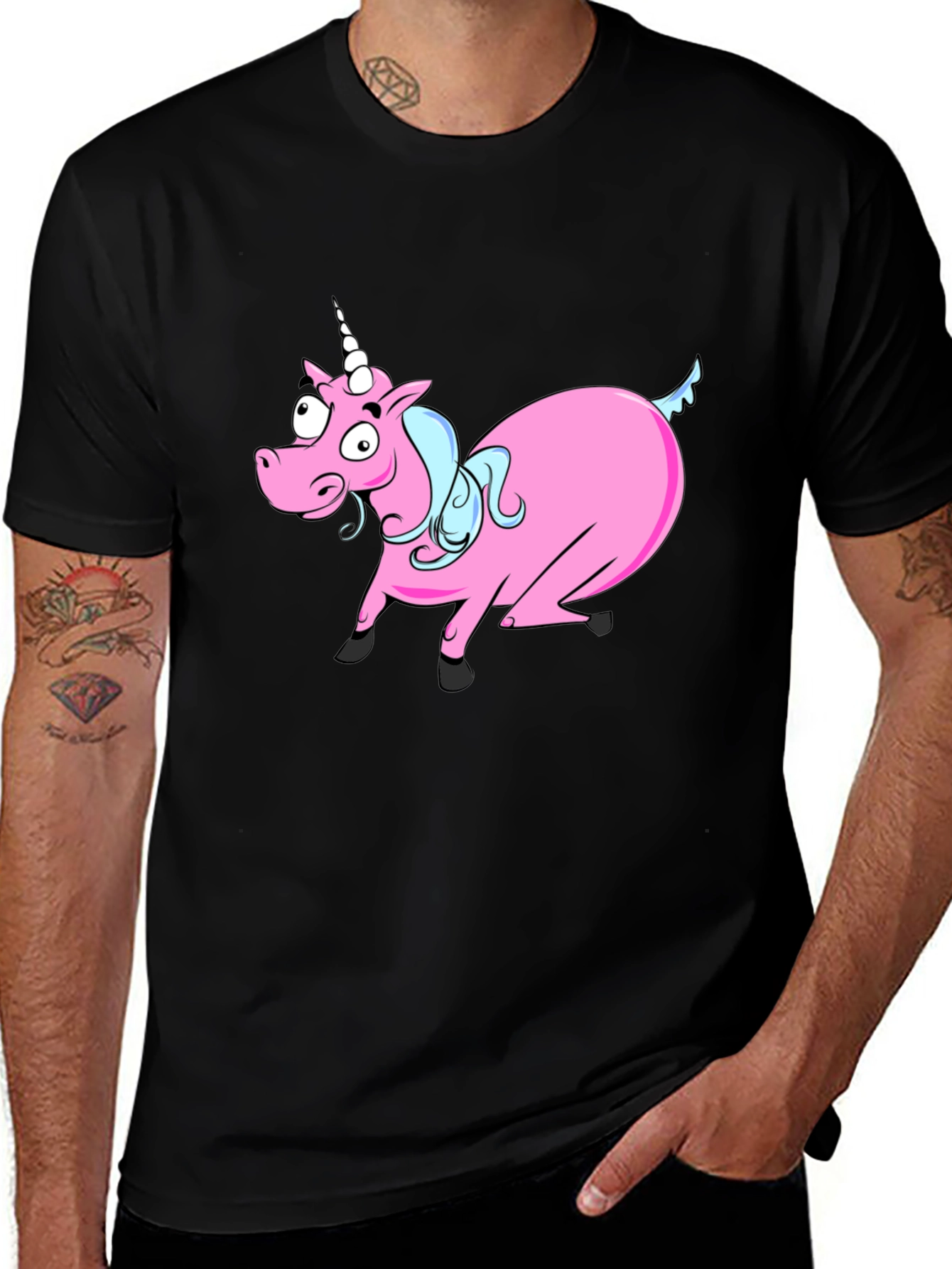 Variant 16 of Unicorn T-Shirt - Funny Cartoon Graphic Tee