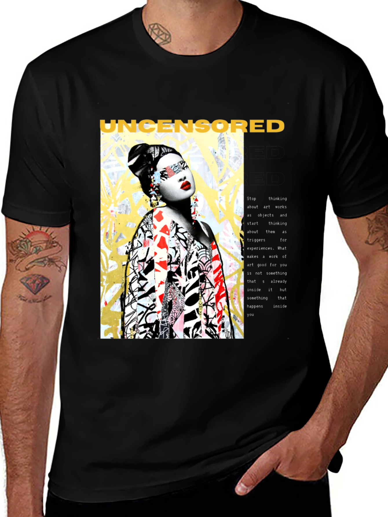 Variant 26 of Uncensored Art Graphic Tee