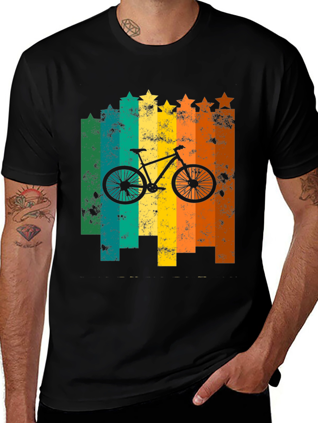 Variant 9 of Retro Bike Graphic T-Shirt - Vintage Cycling Design
