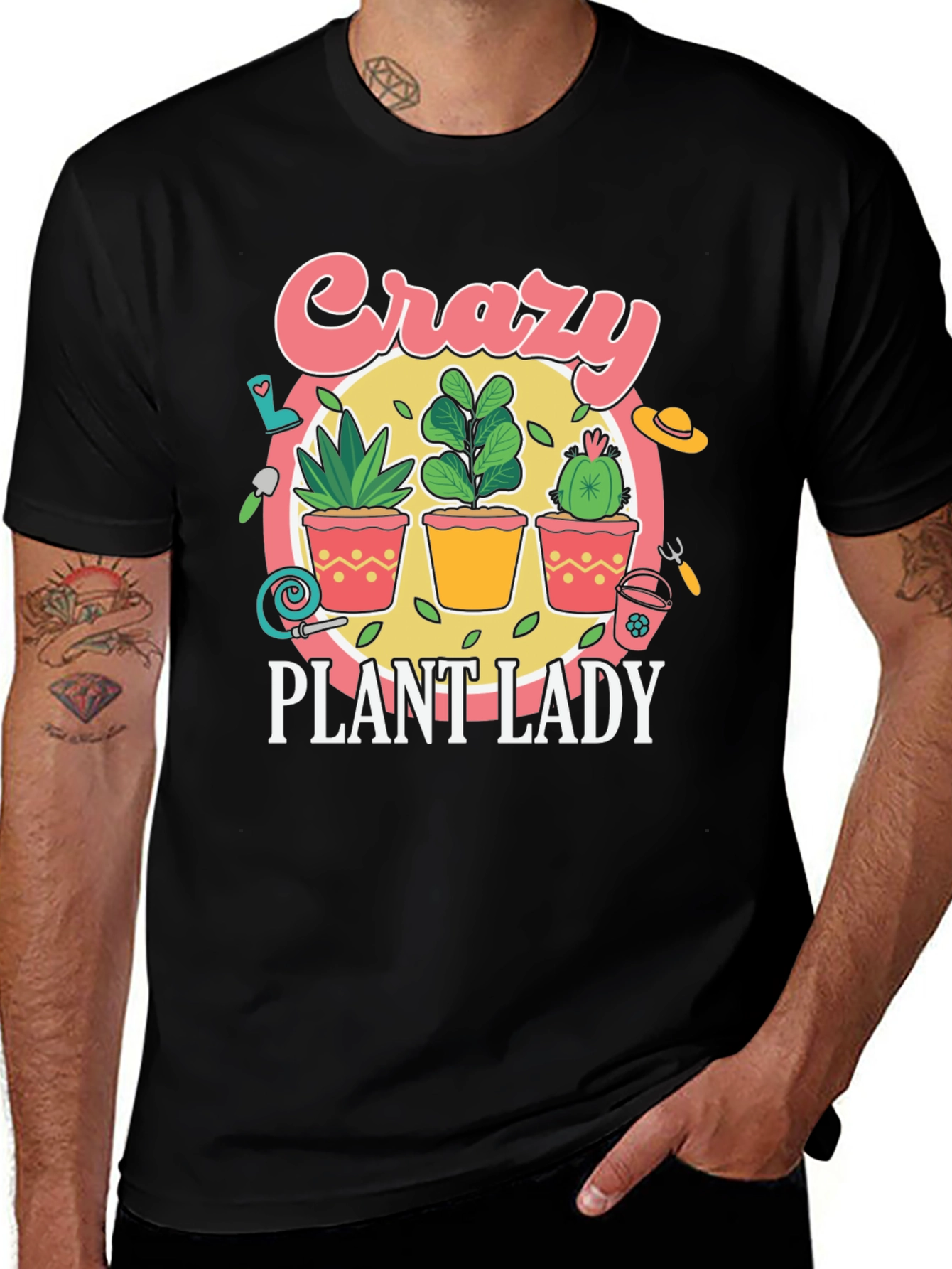 Variant 19 of Crazy Plant Lady T-Shirt