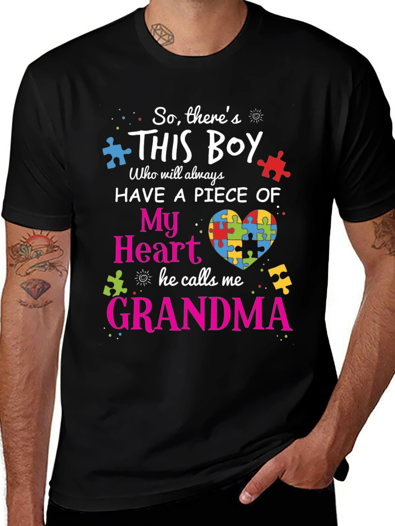 Autism Awareness Grandma T-Shirt