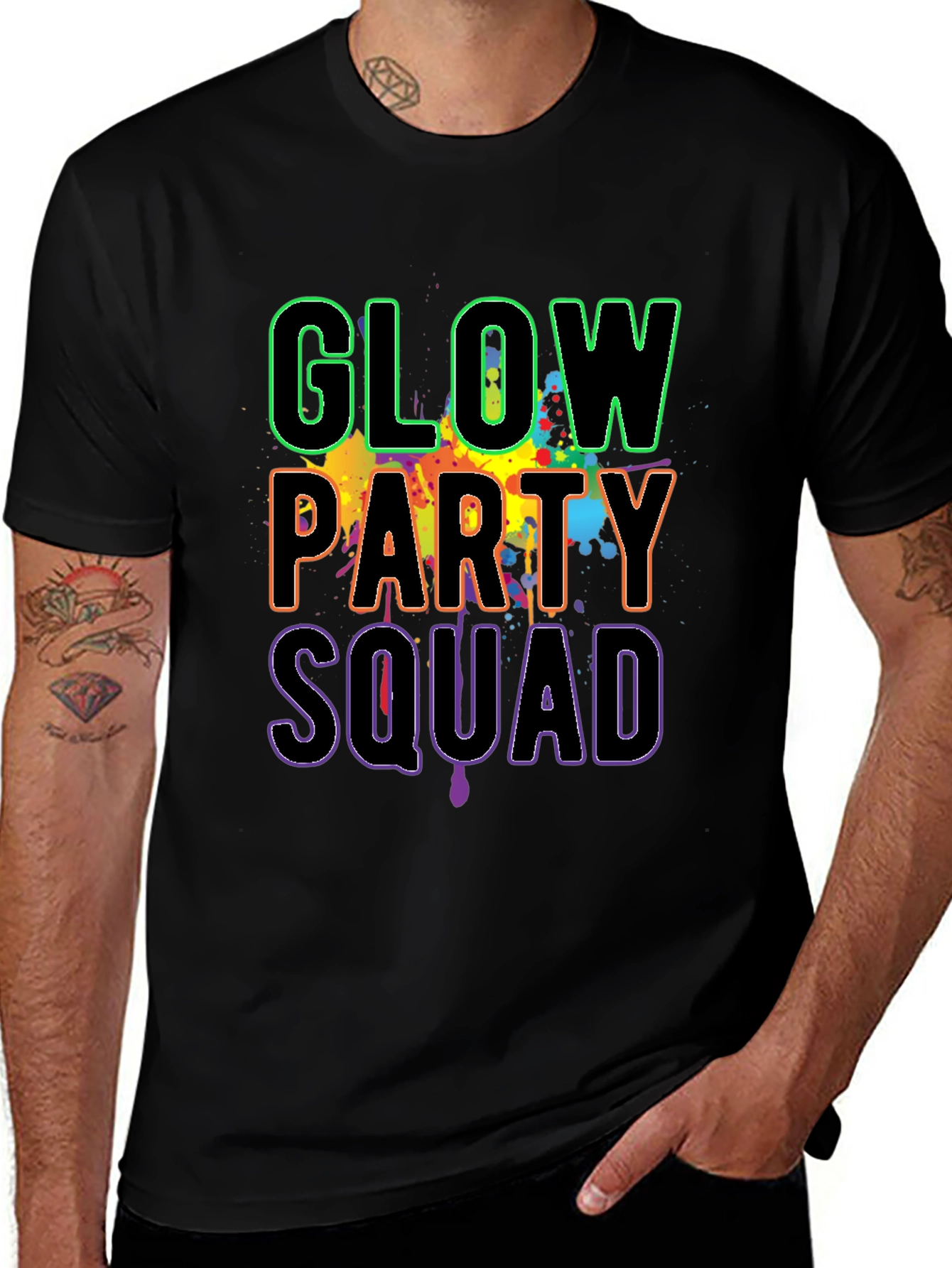 Variant 10 of Glow Party Squad Graphic Tee