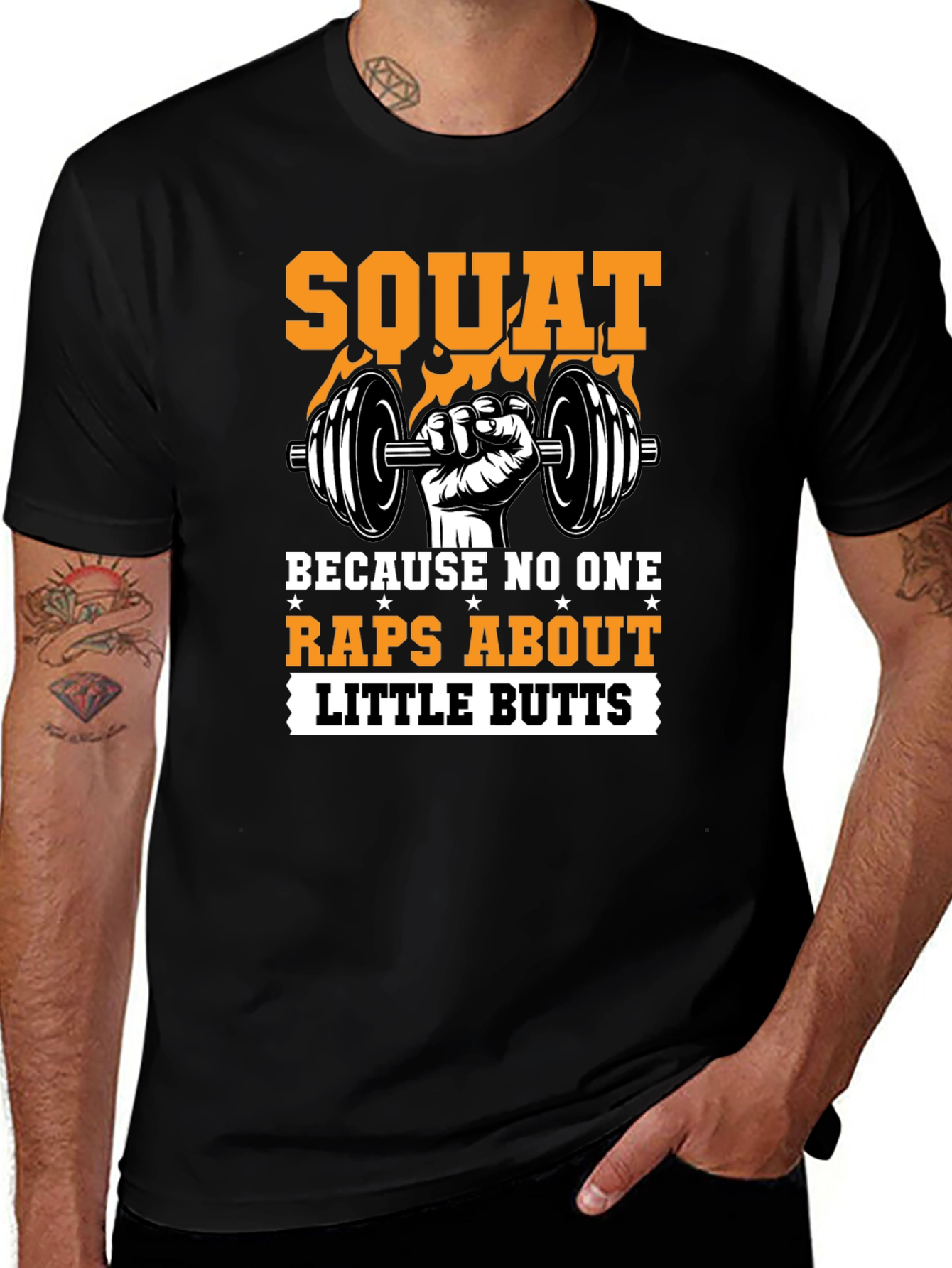 Variant 21 of Squat Motivational Gym T-Shirt