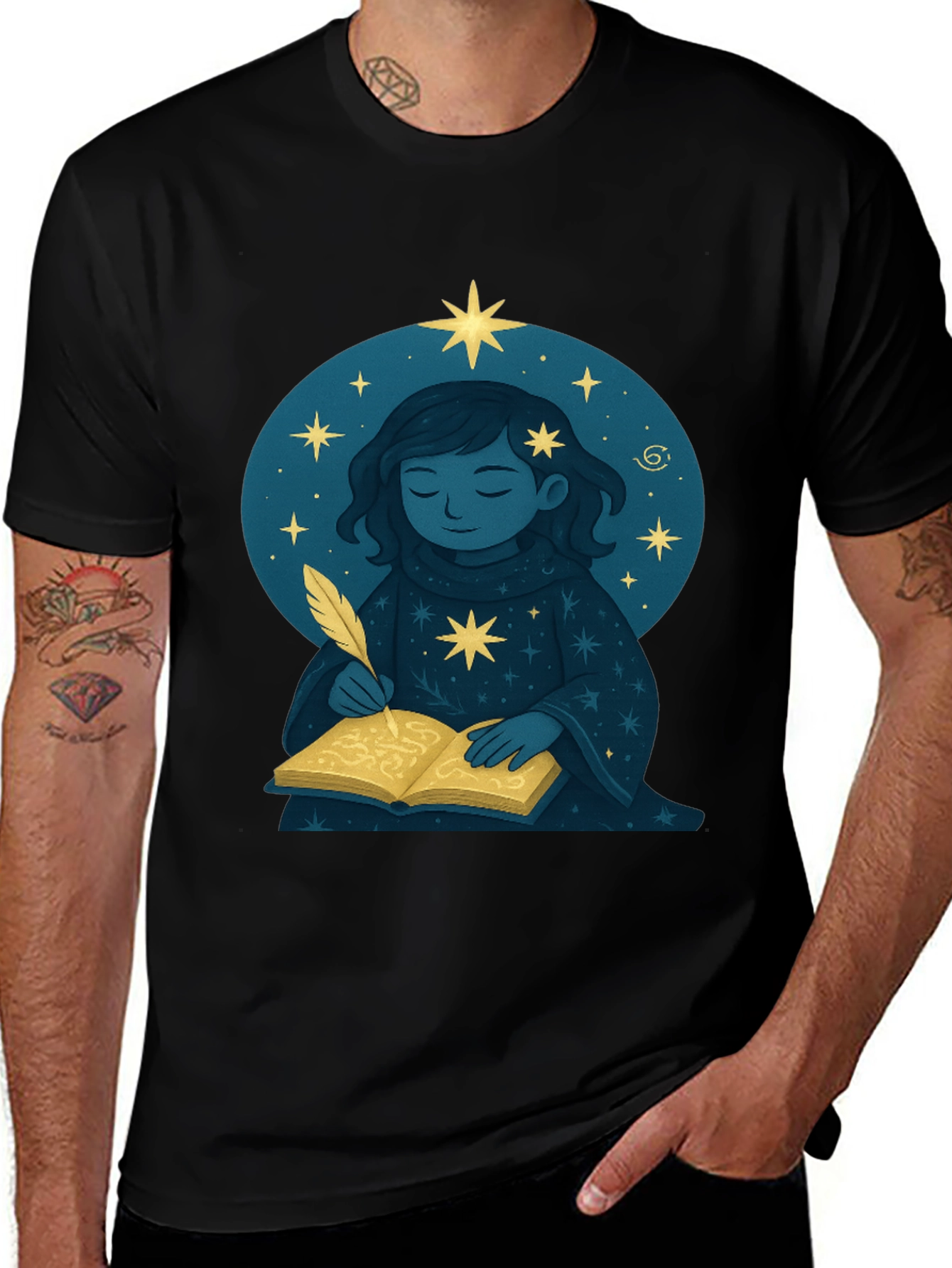 Variant 19 of Celestial Writer Graphic Tee