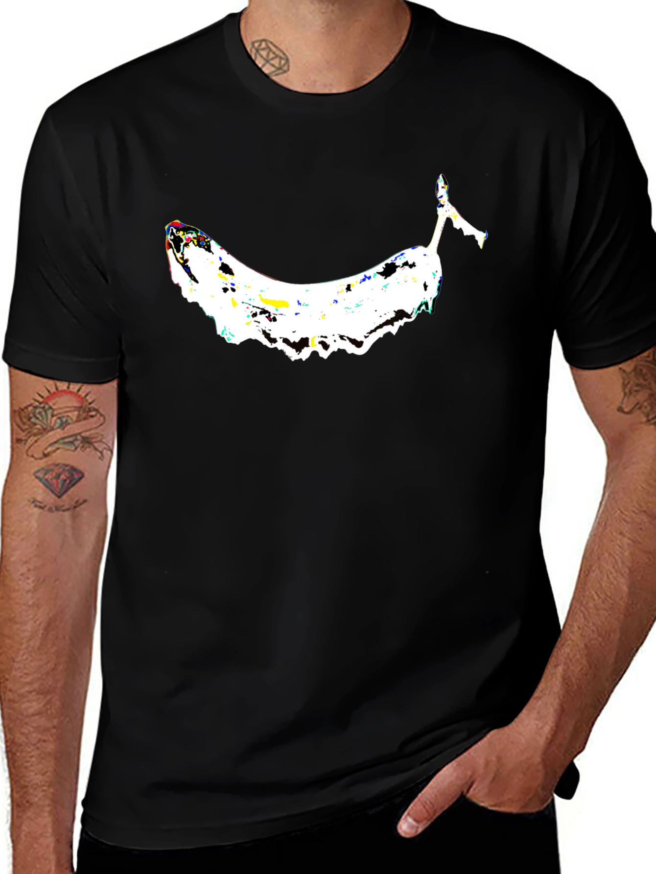 Variant 22 of Melting Banana Graphic Tee - Cool & Quirky