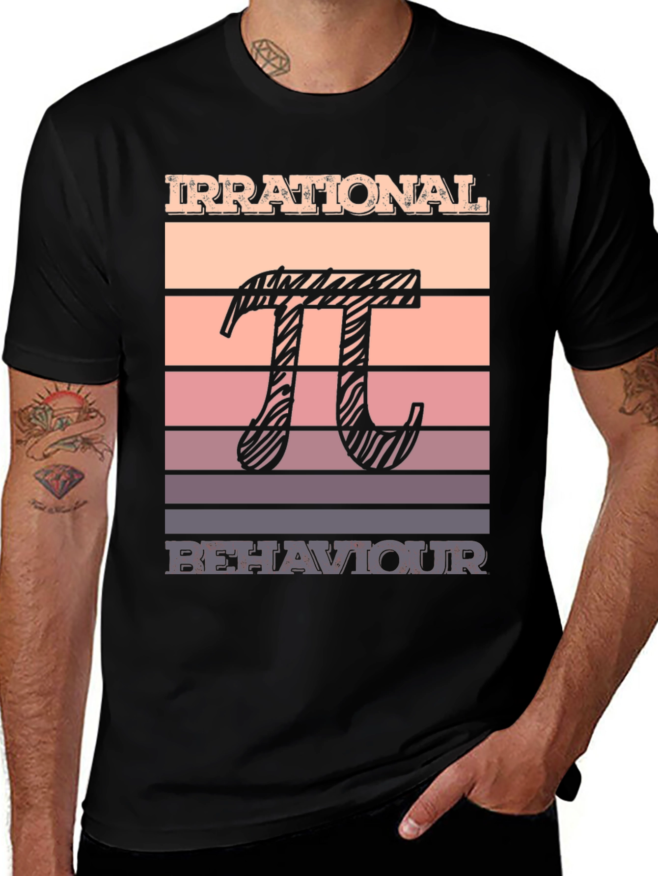 Variant 24 of Irrational Behaviour T-Shirt - Pi Math Lover Tee