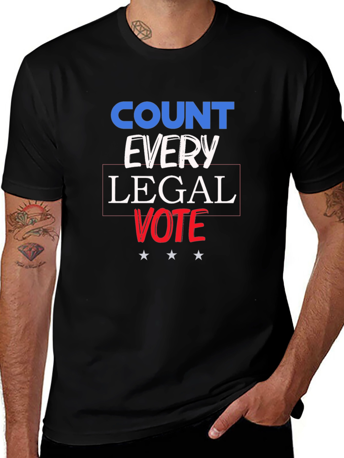 Variant 22 of Count Every Legal Vote T-Shirt - Patriotic USA