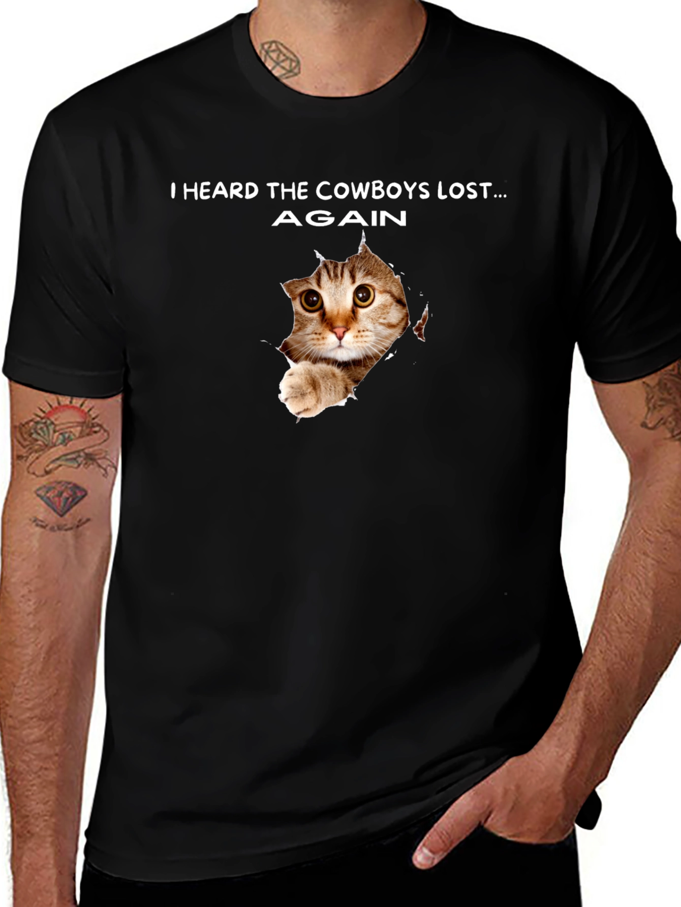 Variant 29 of Cowboys Lost Again Cat T-Shirt