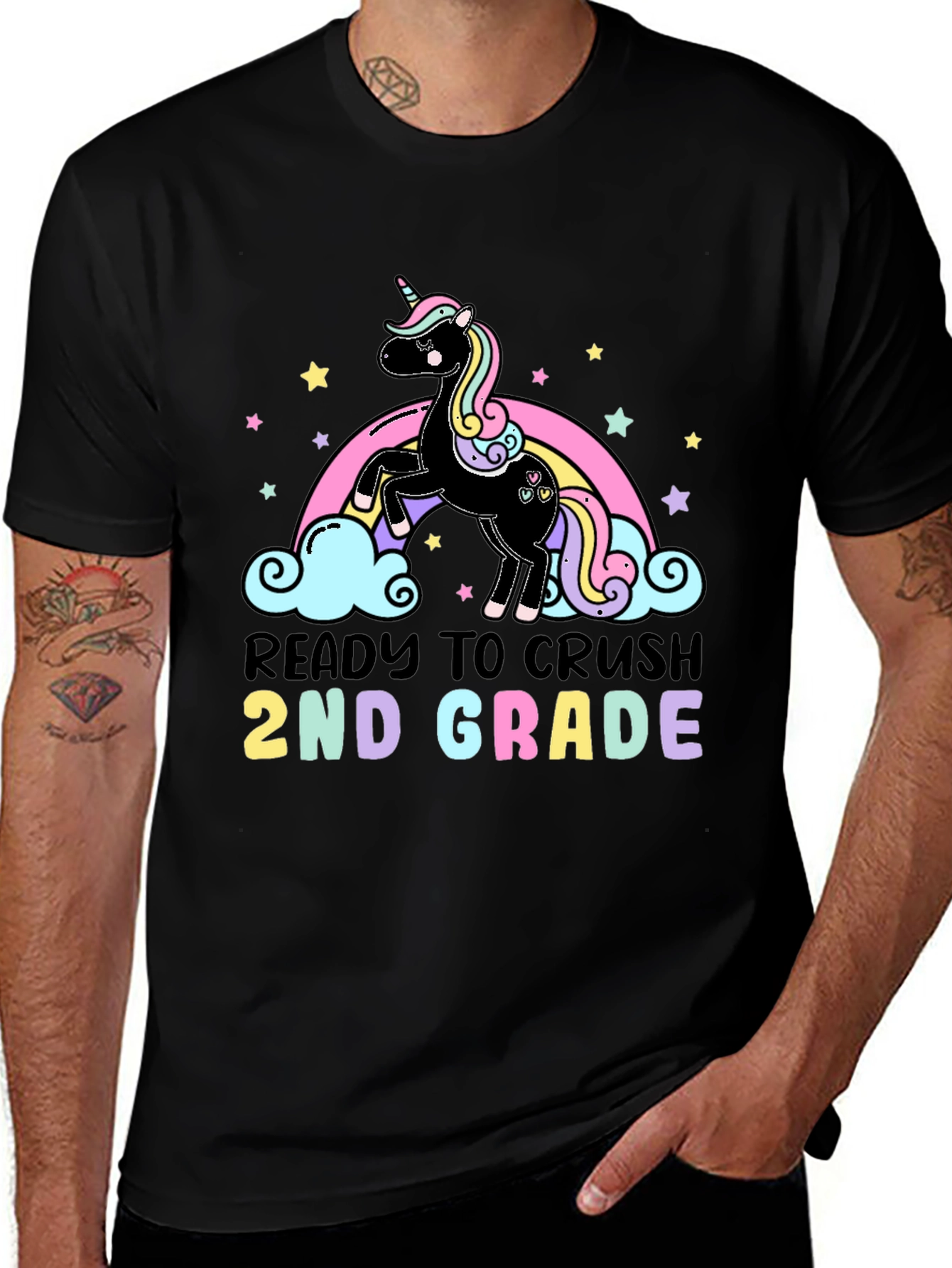 Ready to Crush 2nd Grade Unicorn T-Shirt