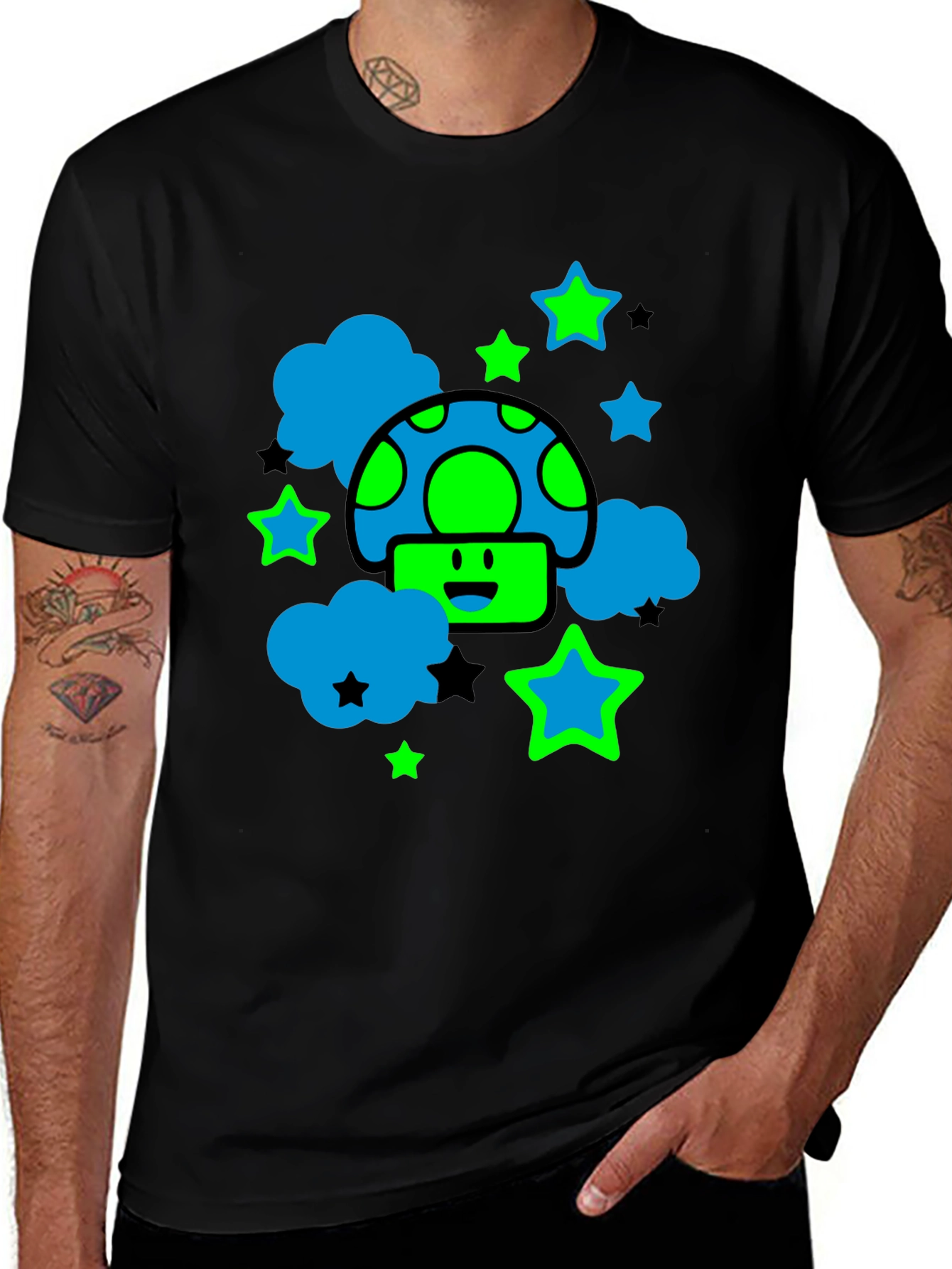 Variant 10 of Mushroom Starry Cloud T-Shirt