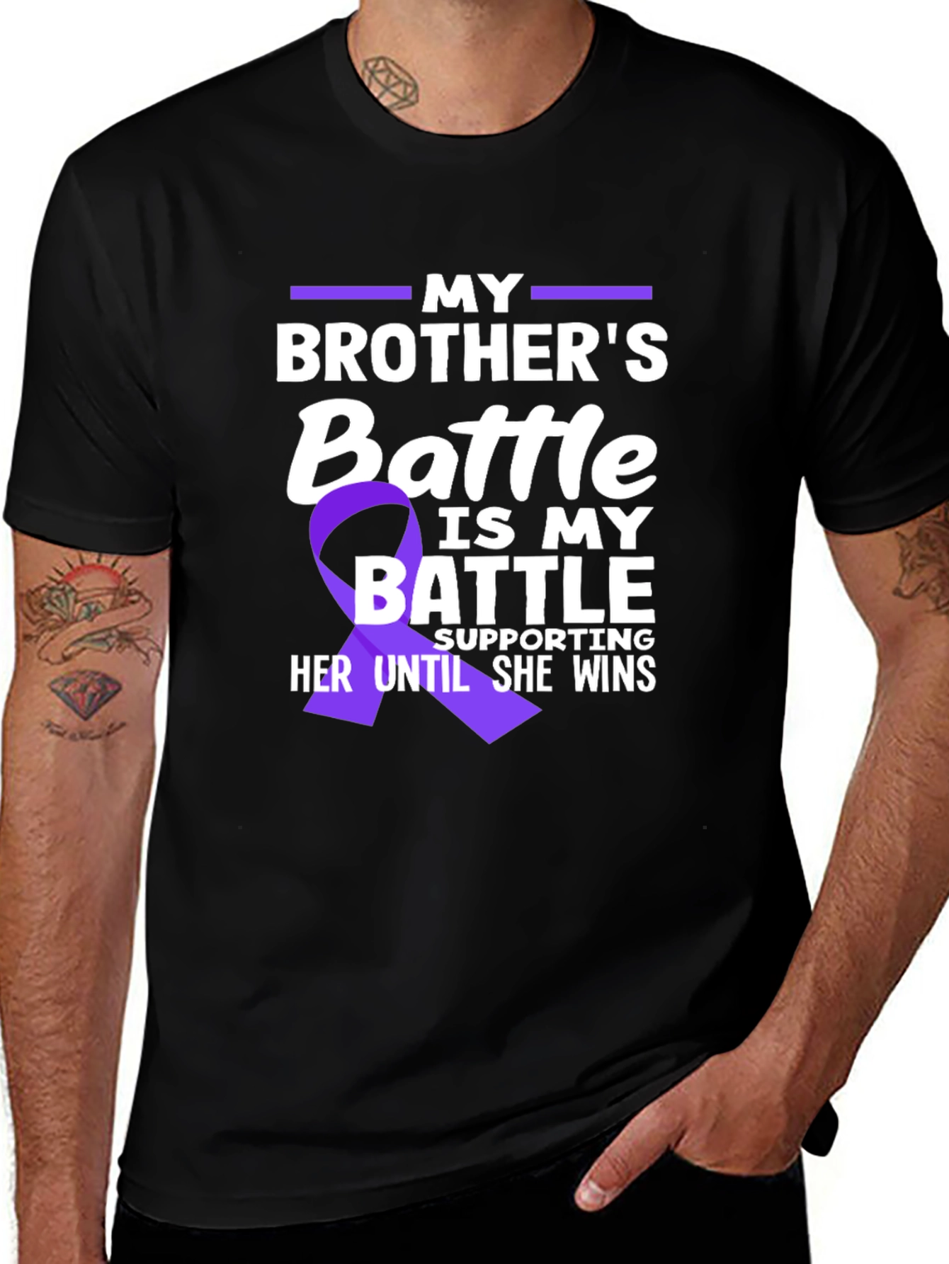 Brother's Battle T-Shirt - Support & Awareness