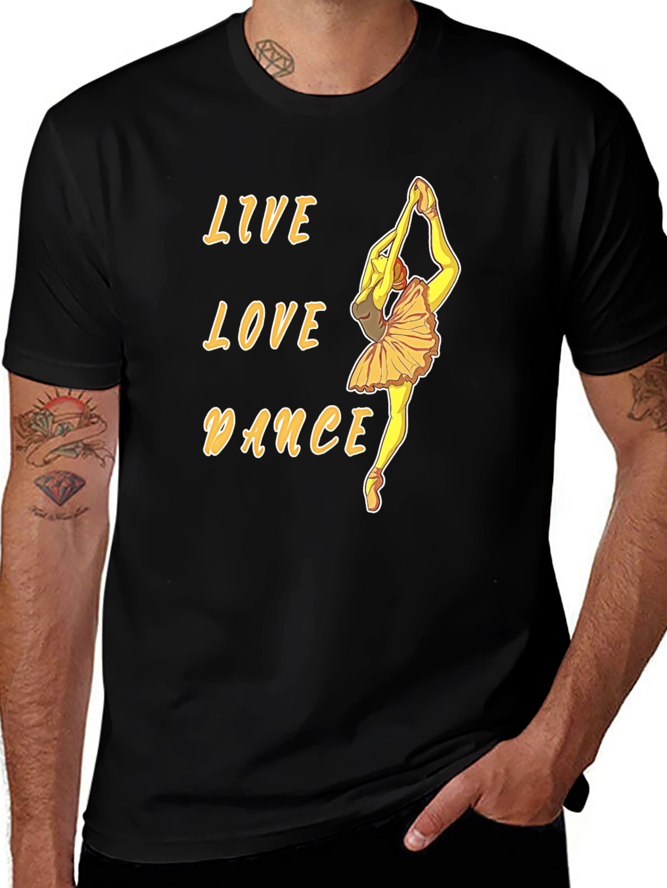 Variant 18 of Live Love Dance Ballet Graphic T-Shirt