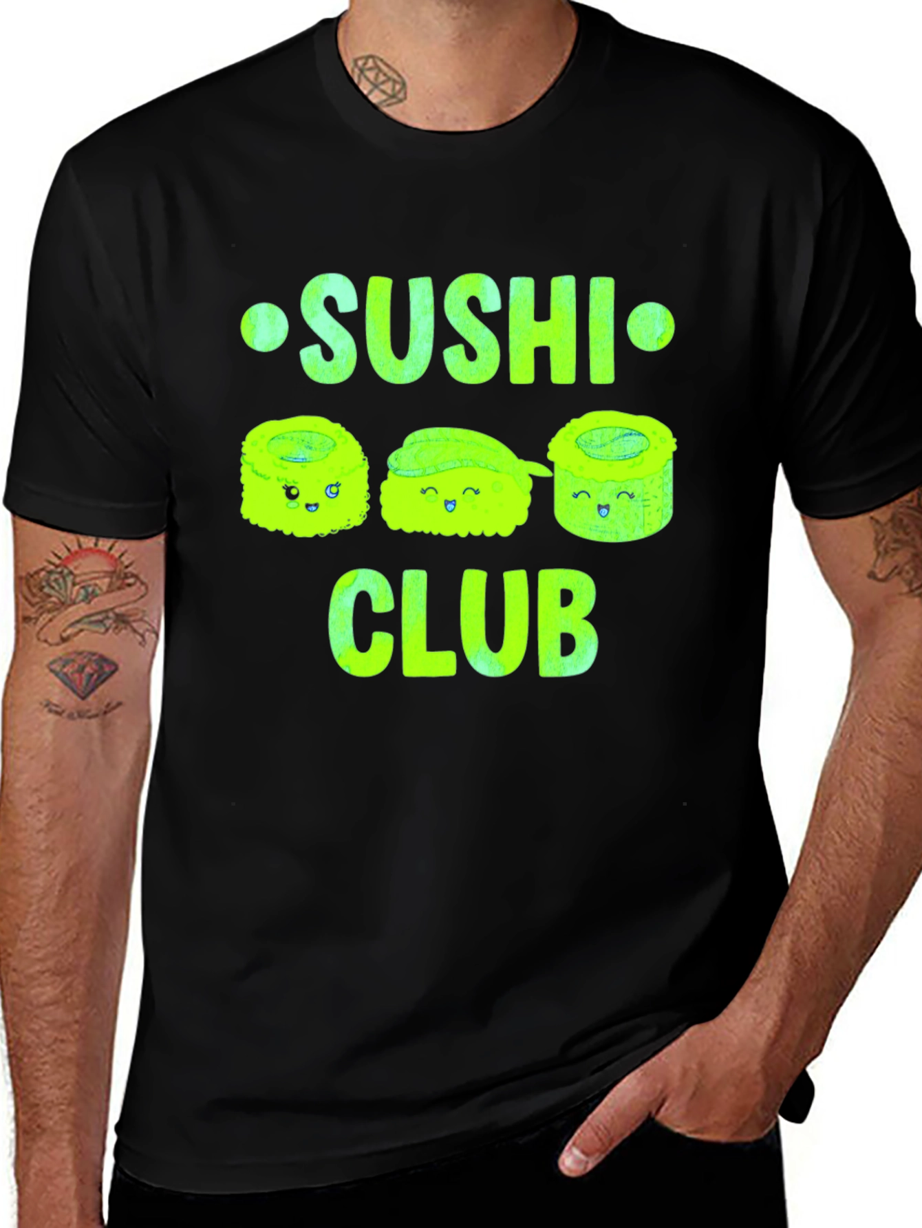 Variant 18 of Sushi Club Graphic T-Shirt