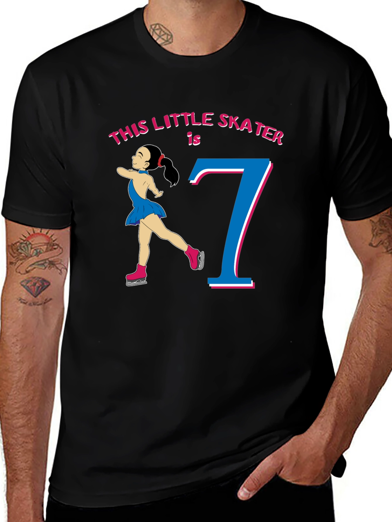 This Little Skater Is 7 T-Shirt