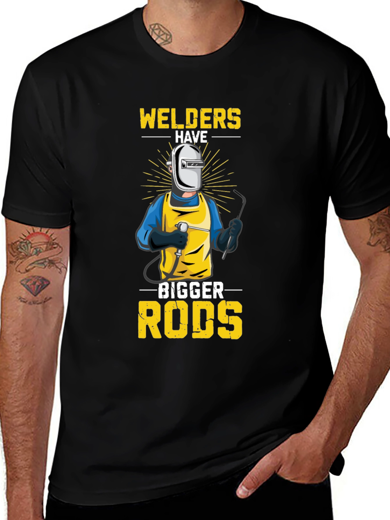 Variant 3 of Welders Have Bigger Rods Graphic T-Shirt