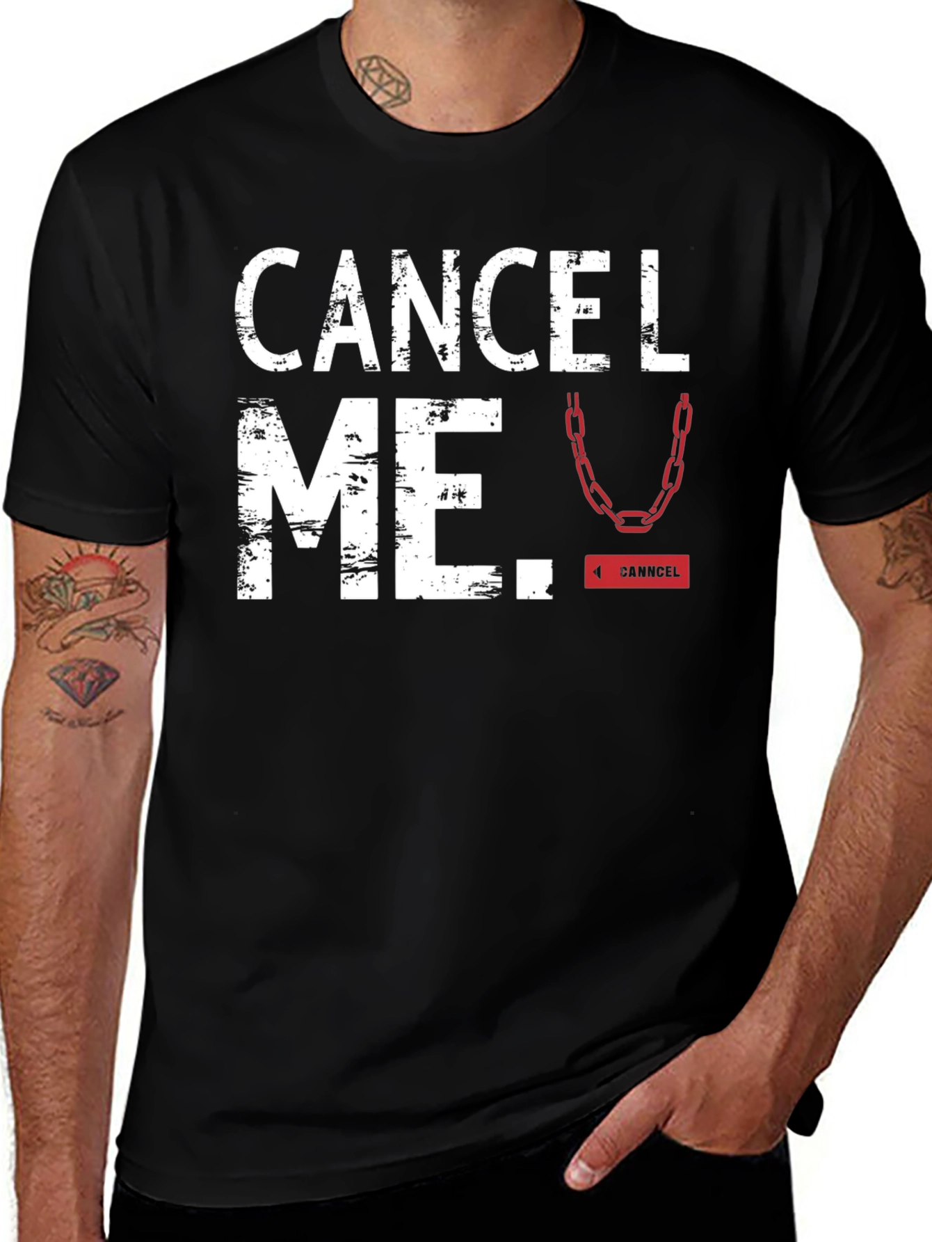 Variant 27 of Cancel Me T-Shirt - Edgy Graphic Tee