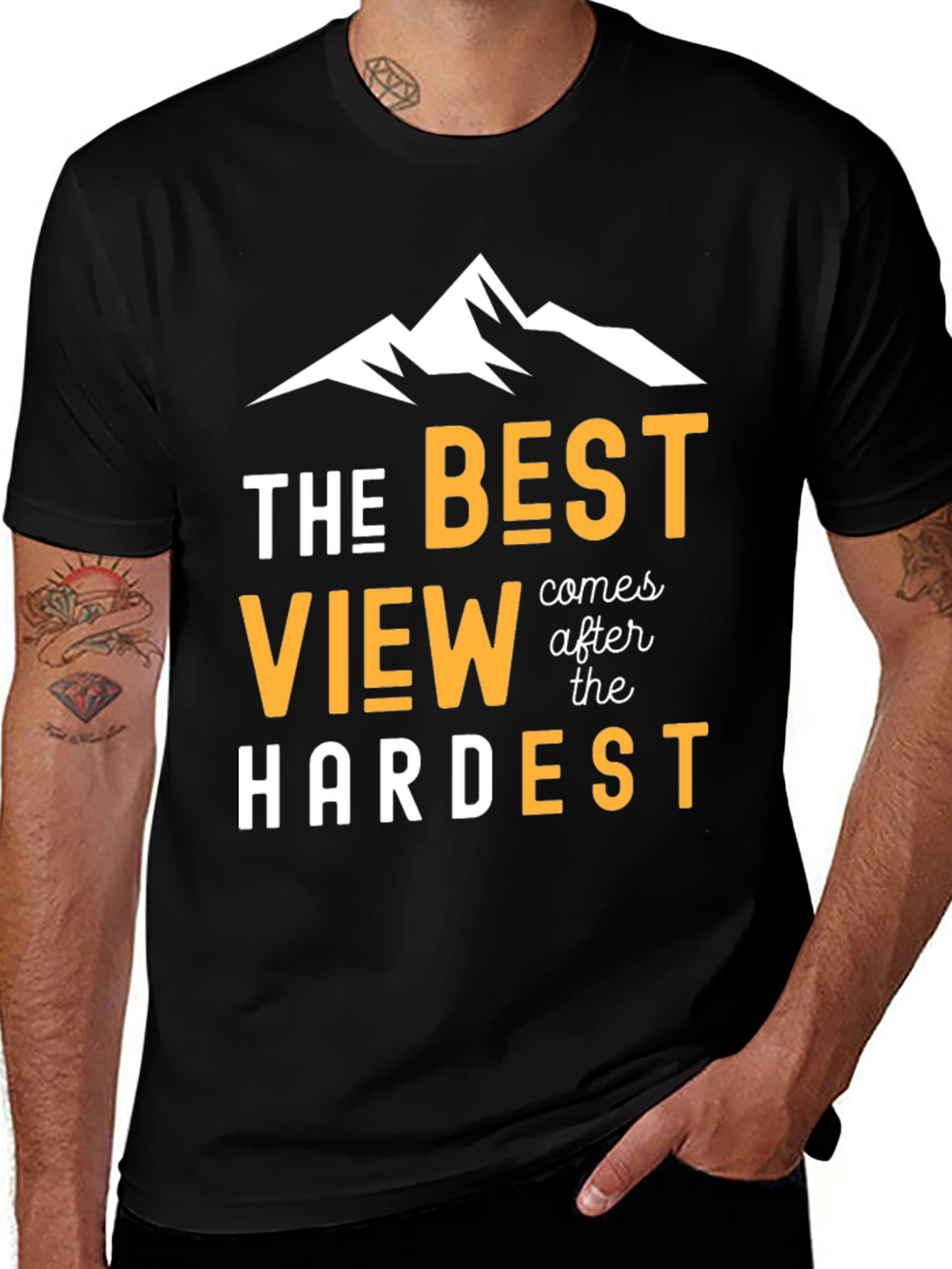 Variant 19 of Inspirational Mountain View T-Shirt