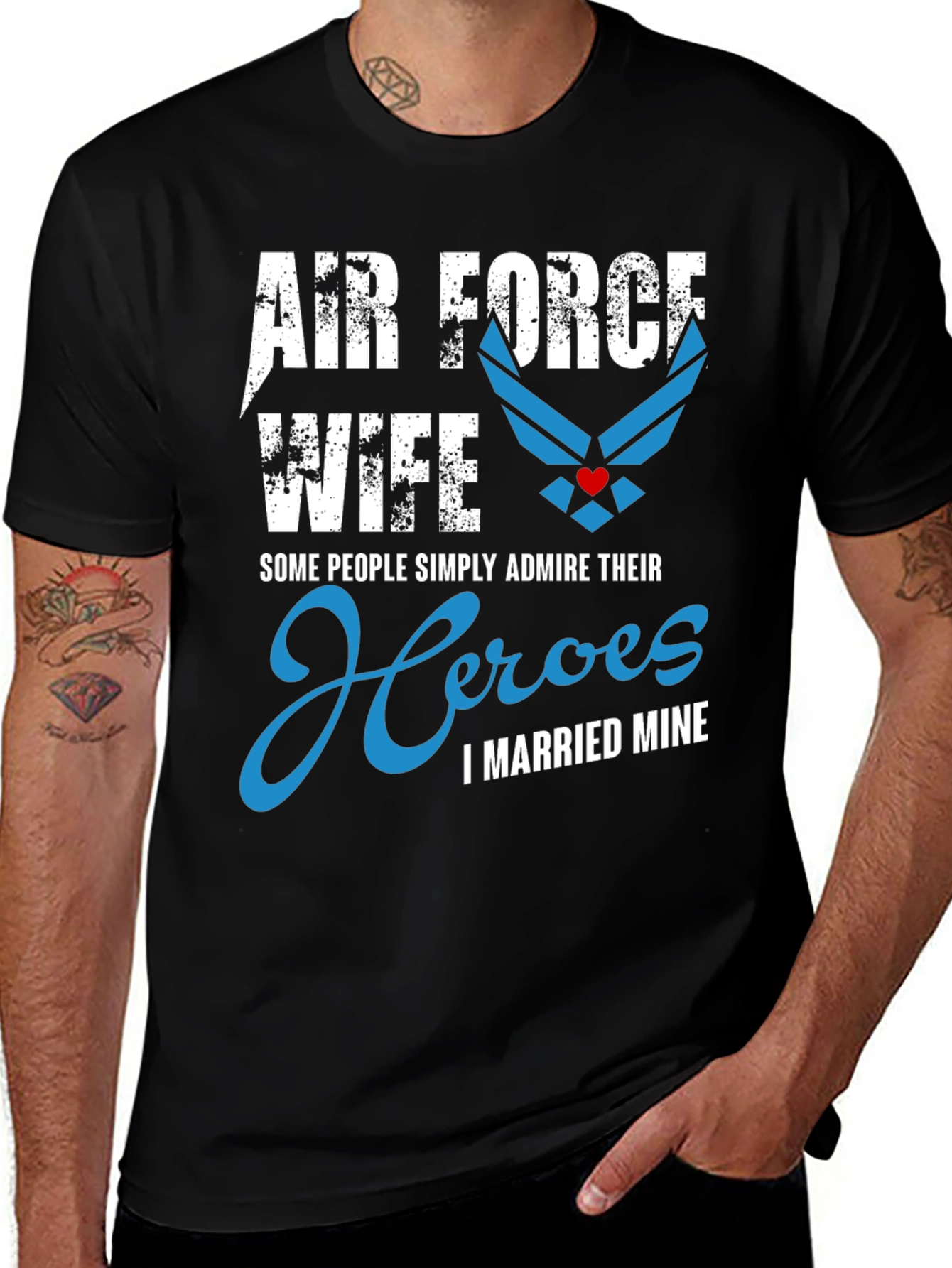 Air Force Wife T-Shirt - I Married Mine