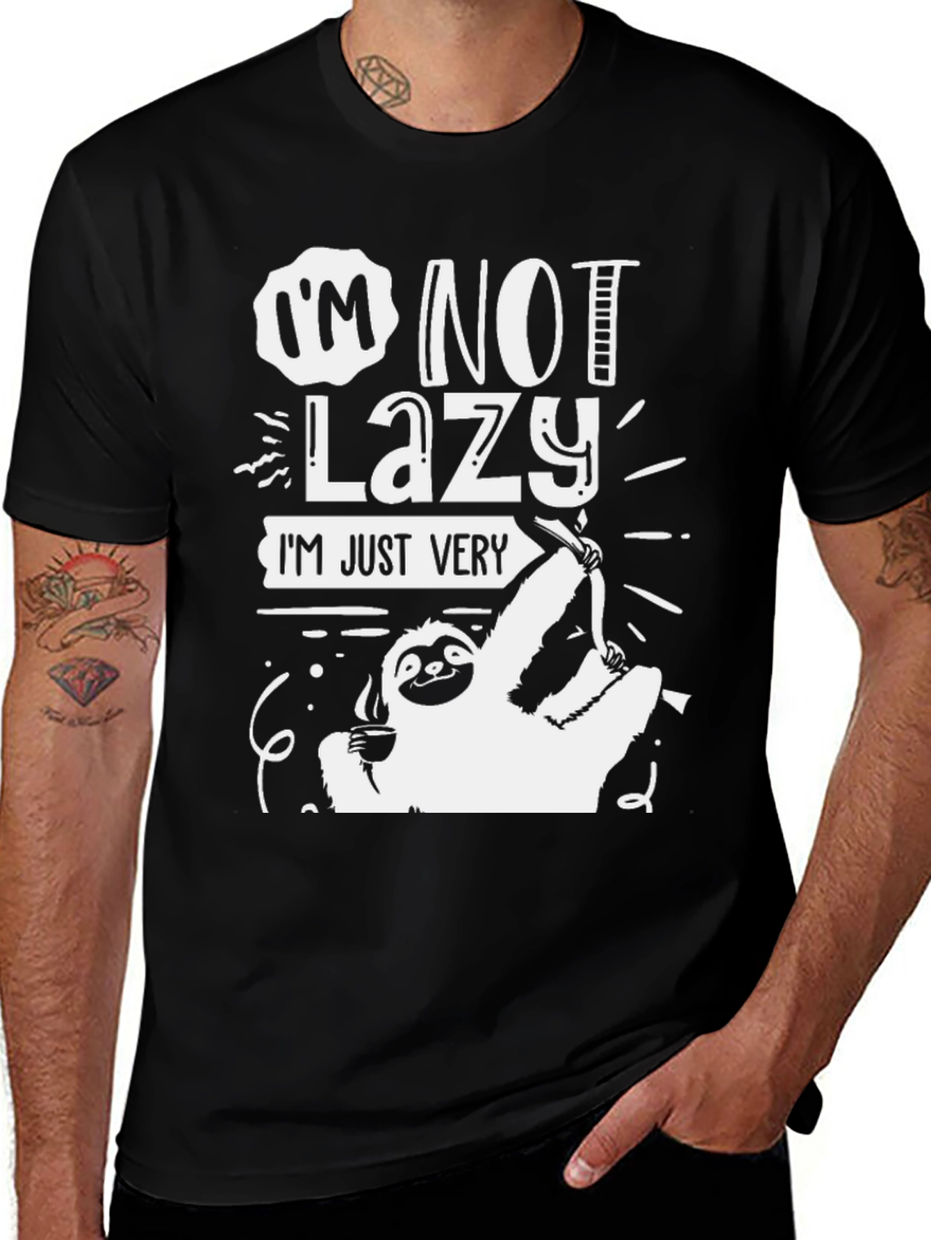 Variant 26 of I'm Not Lazy Sloth T-Shirt