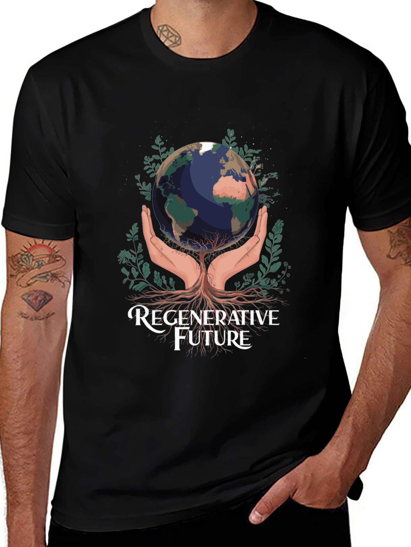 Variant 28 of Regenerative Future Earth Graphic Tee