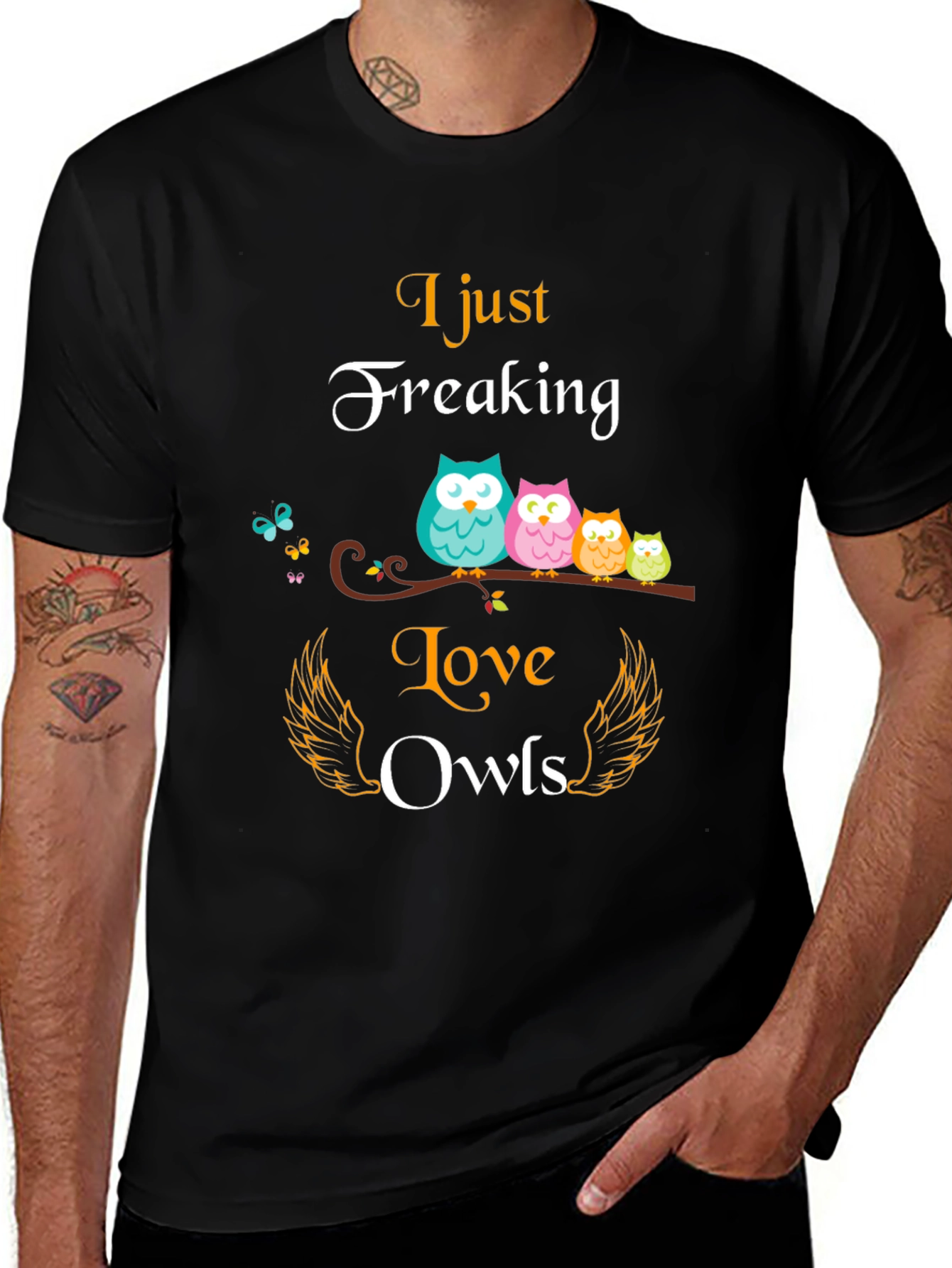 I Just Freaking Love Owls T-Shirt