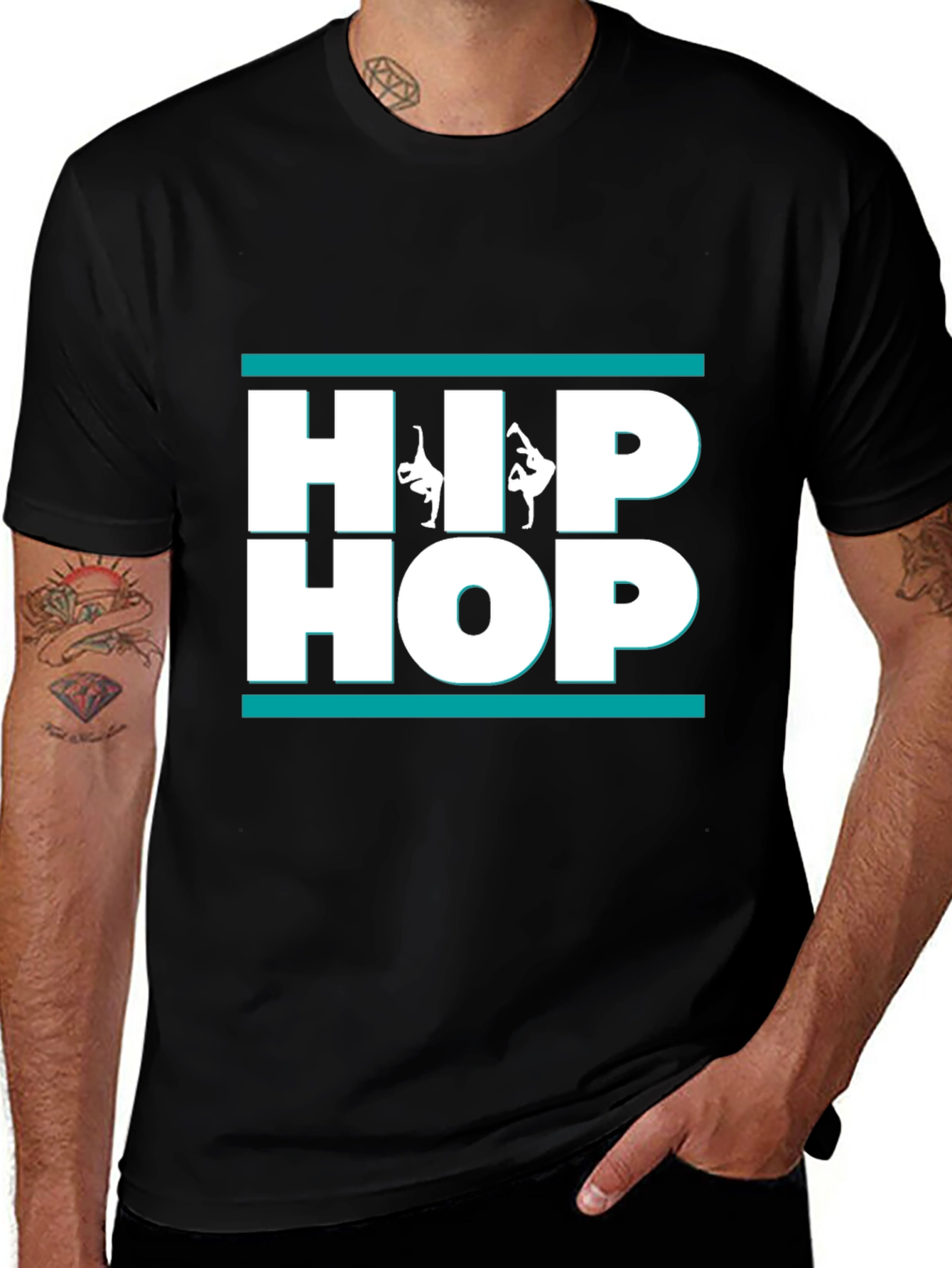 Variant 9 of Hip Hop Graphic Tee - Street Dance Style