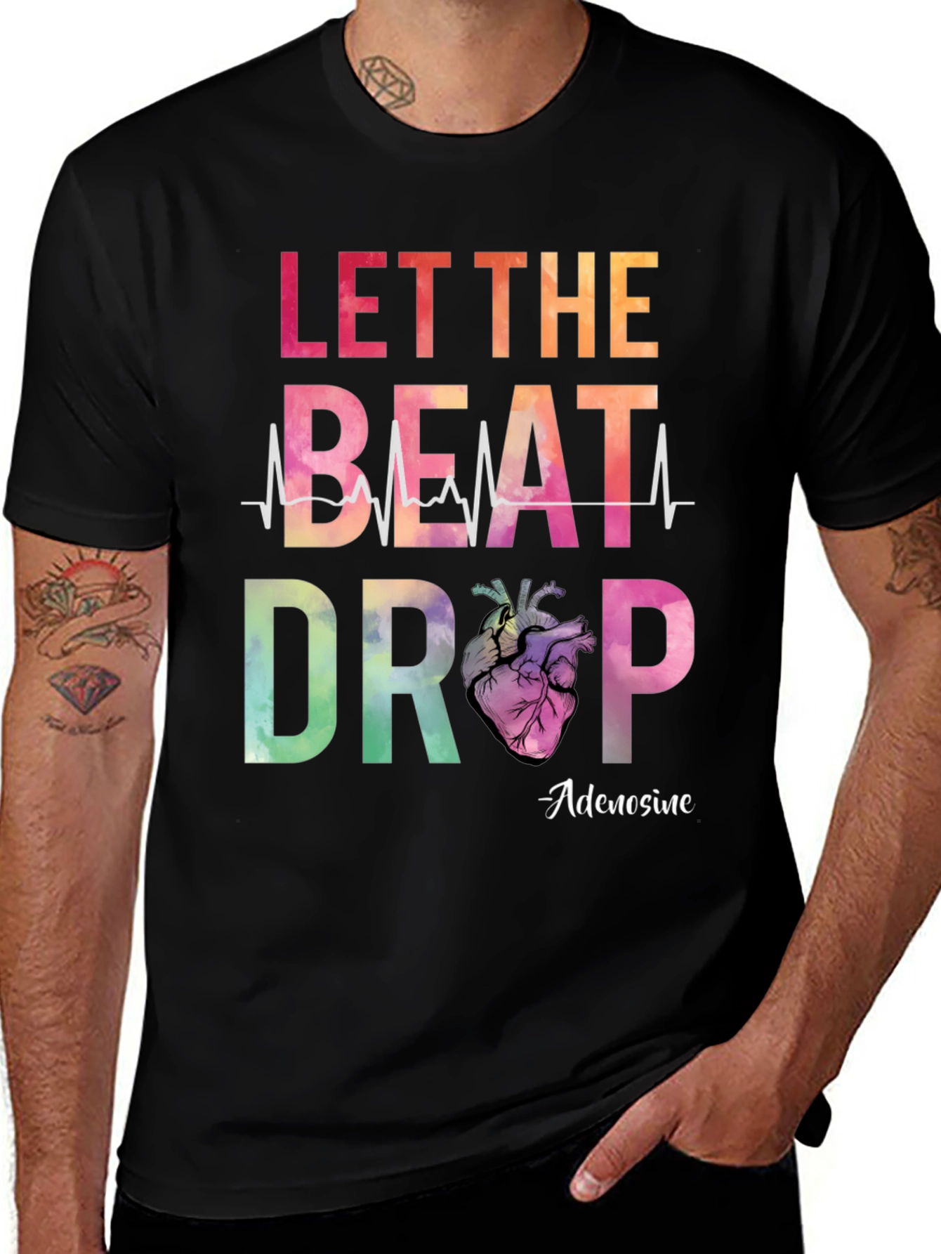 Let The Beat Drop T-Shirt - Adenosine