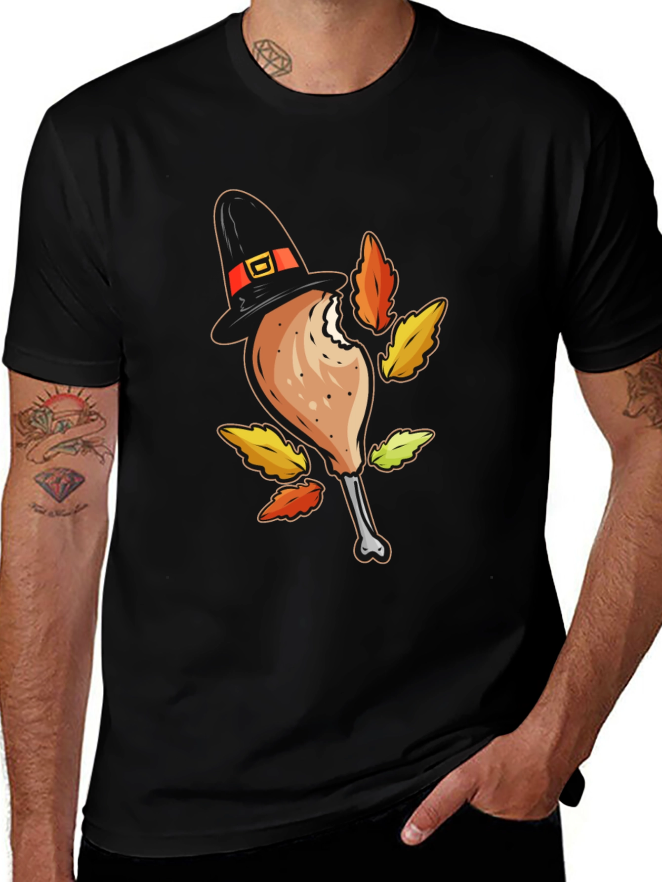 Funny Turkey Leg Thanksgiving T-Shirt