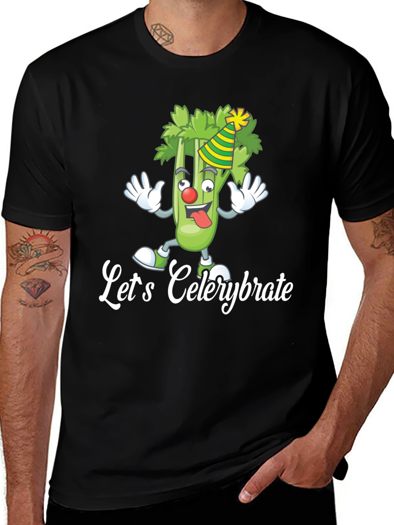 Variant 7 of Celerybrate Graphic T-Shirt - Fun Party Tee