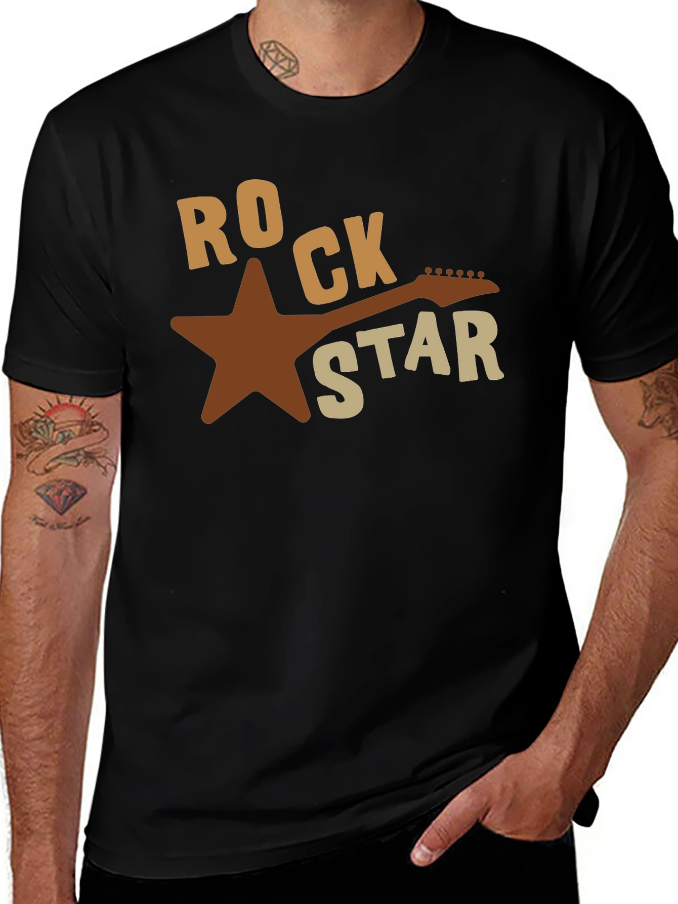 Variant 26 of Rock Star Guitar Graphic T-Shirt