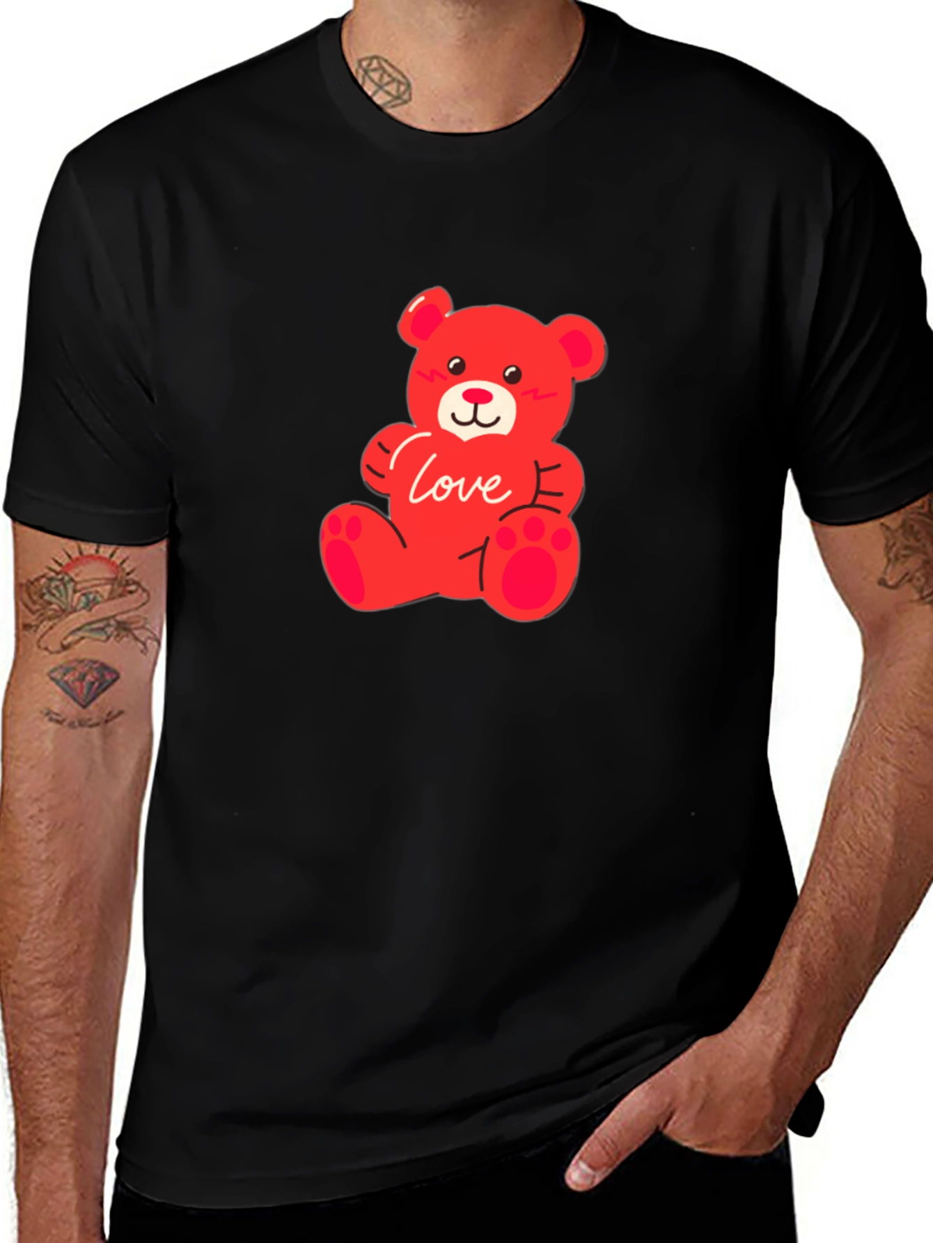 Variant 9 of Cute Teddy Bear Graphic Tee