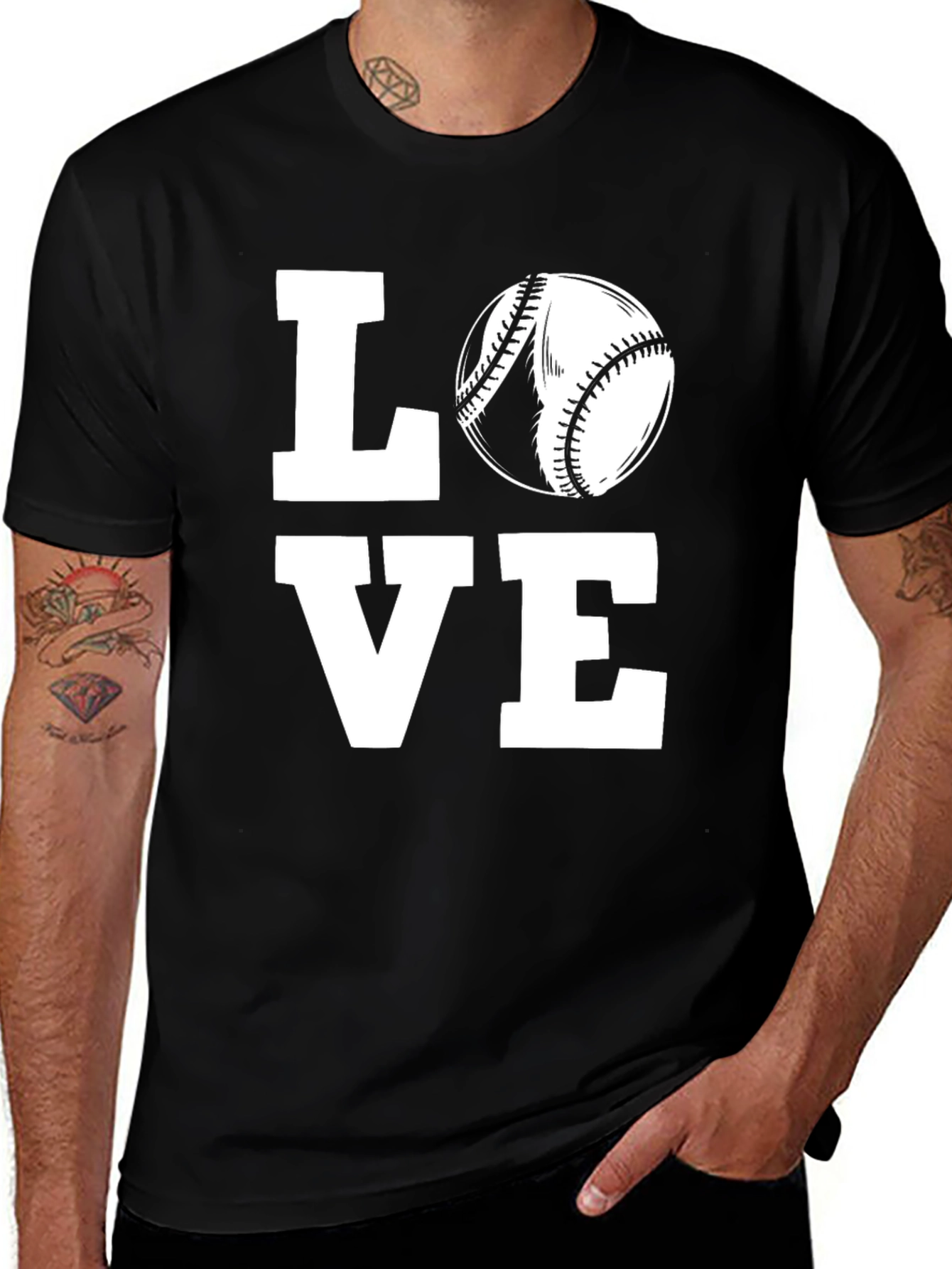 Variant 13 of Baseball Love T-Shirt